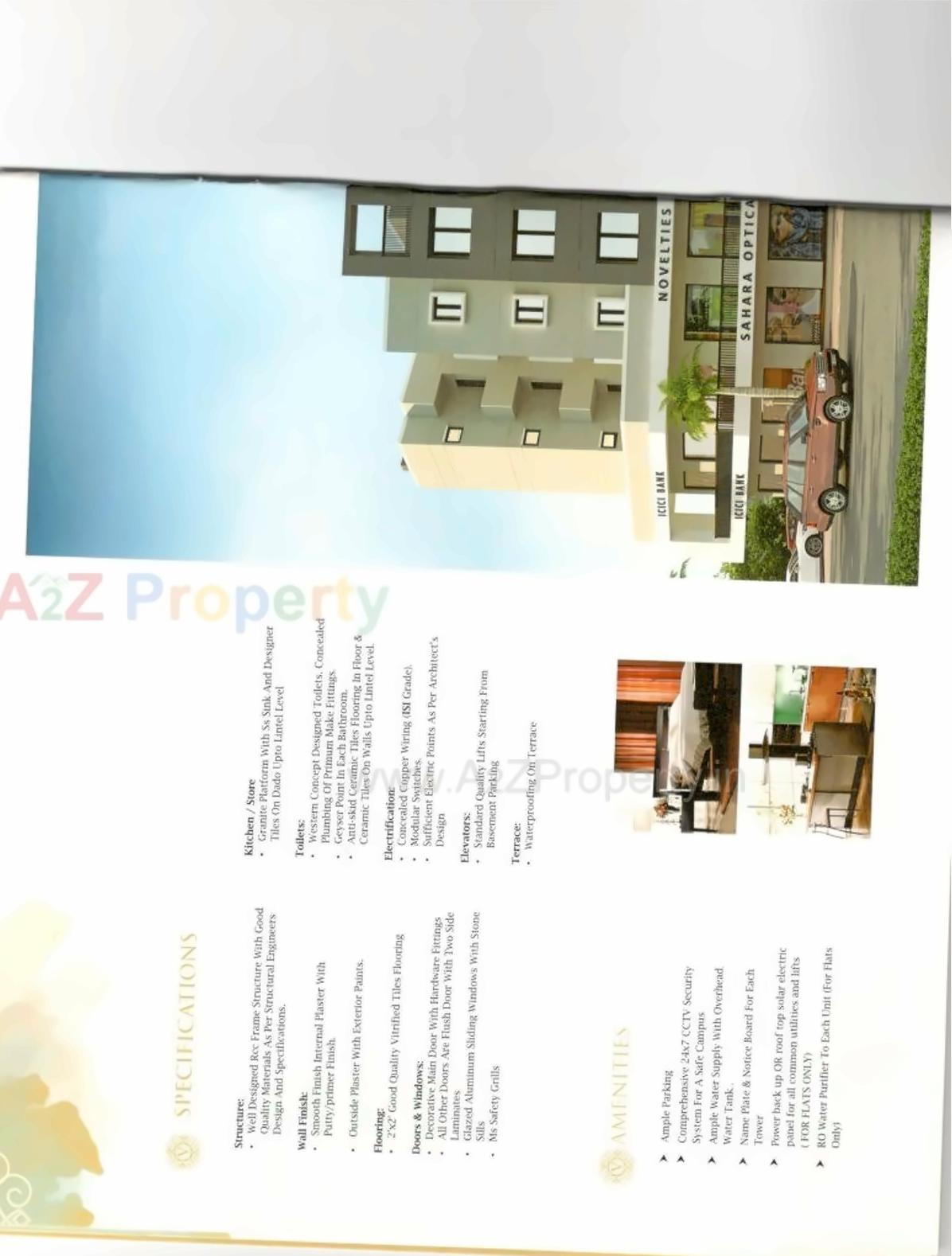 Layout of real estate project Vraj Vihar located at Vadodara, Vadodara, Gujarat