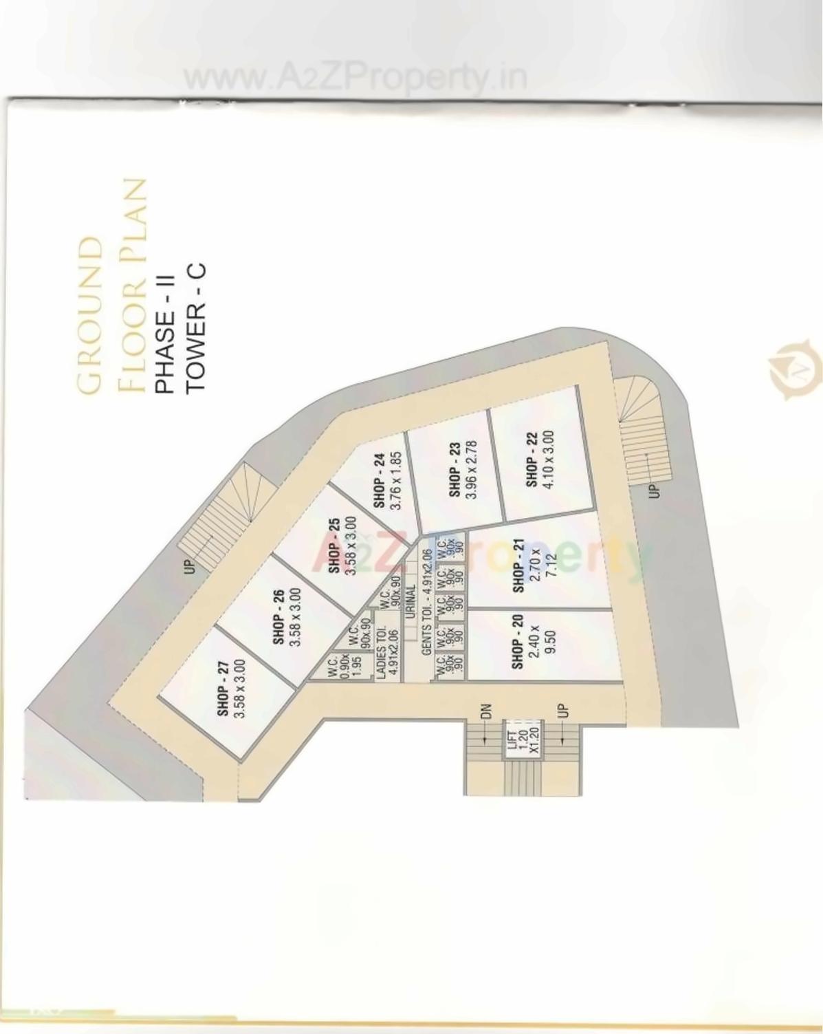 Layout of real estate project Vraj Vihar located at Vadodara, Vadodara, Gujarat