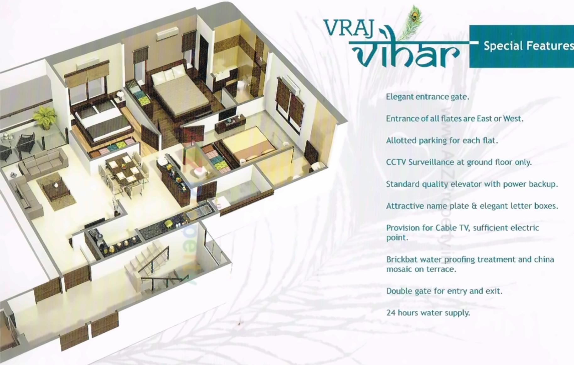 Amenities of Vraj Vihar