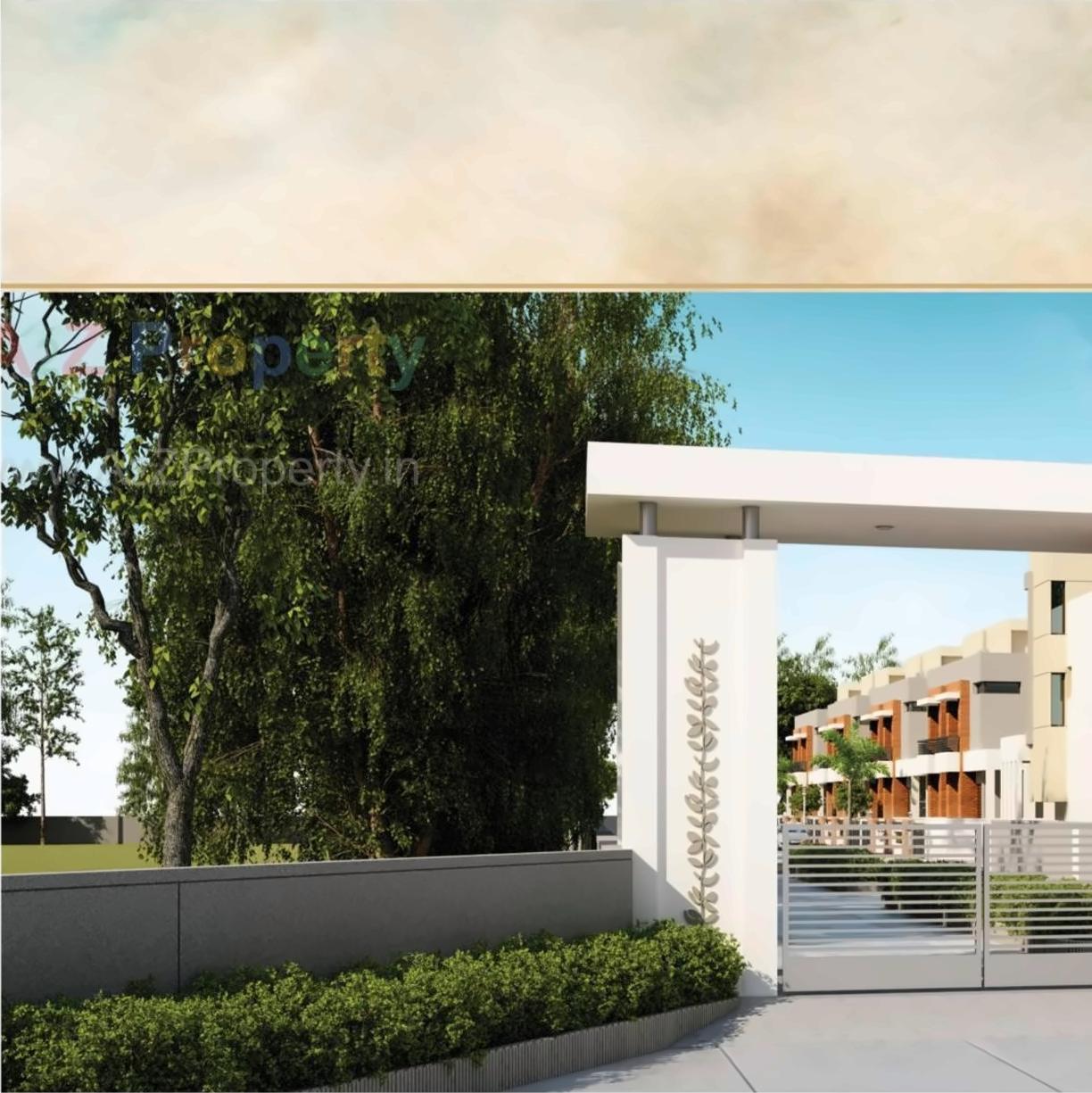 3D Elevation of real estate project Vraj Villa located at Bapod, Vadodara, Gujarat