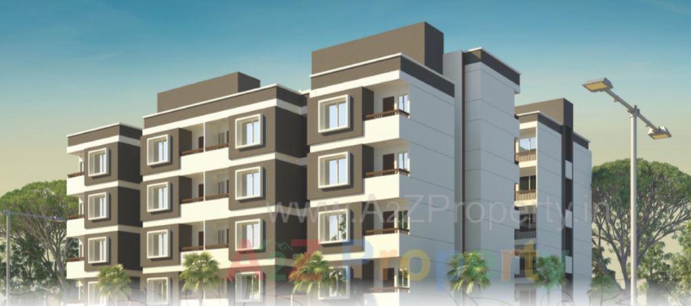 3D Elevation of real estate project Vrajbhoomi located at Bapod, Vadodara, Gujarat