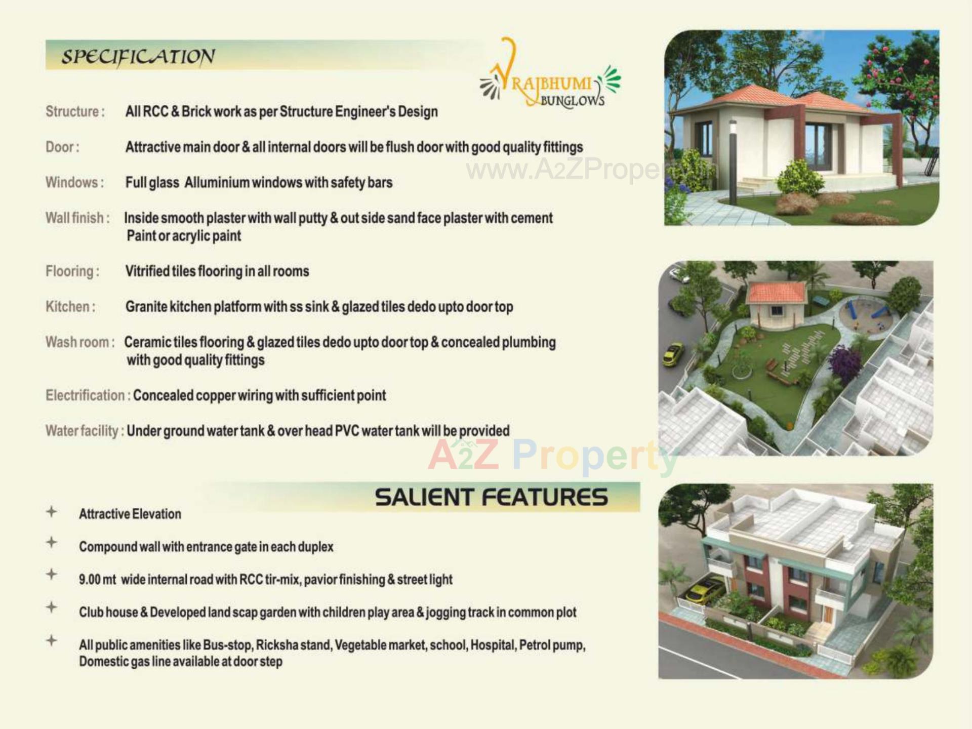  of real estate project Vrajbhumi Bunglows located at Koyali, Vadodara, Gujarat