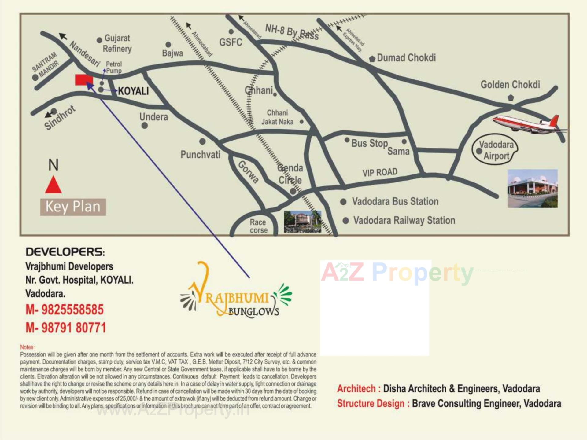  of real estate project Vrajbhumi Bunglows located at Koyali, Vadodara, Gujarat