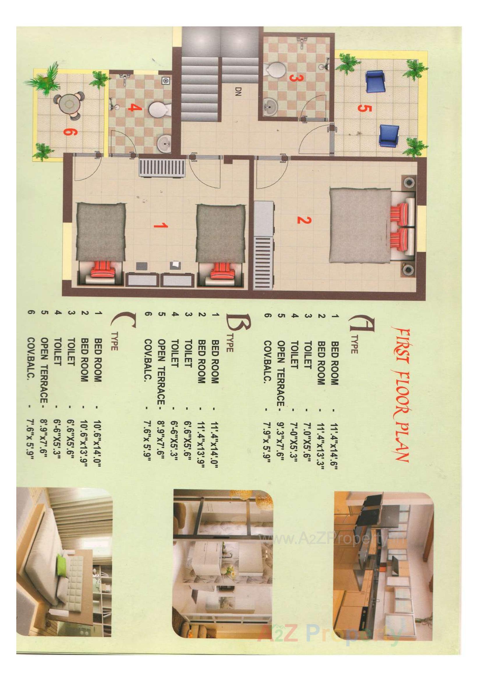 Layout of real estate project Vrajbhumi Bunglows located at Koyali, Vadodara, Gujarat