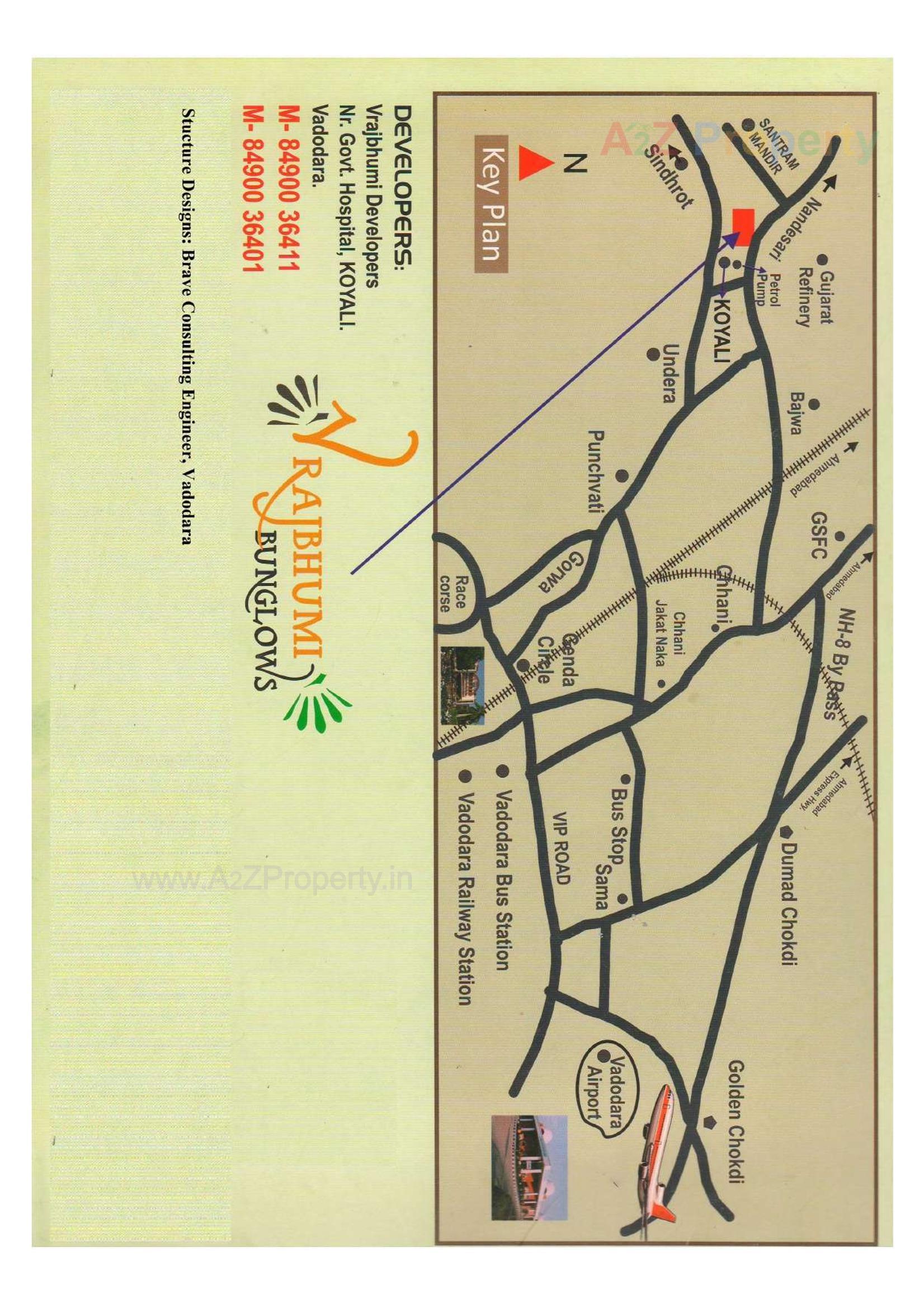  of real estate project Vrajbhumi Bunglows located at Koyali, Vadodara, Gujarat