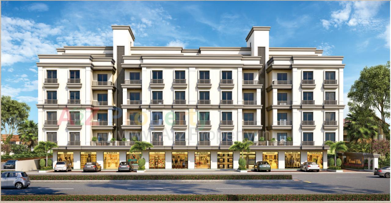 3D Elevation of real estate project Vrund Villa located at Vadodara, Vadodara, Gujarat