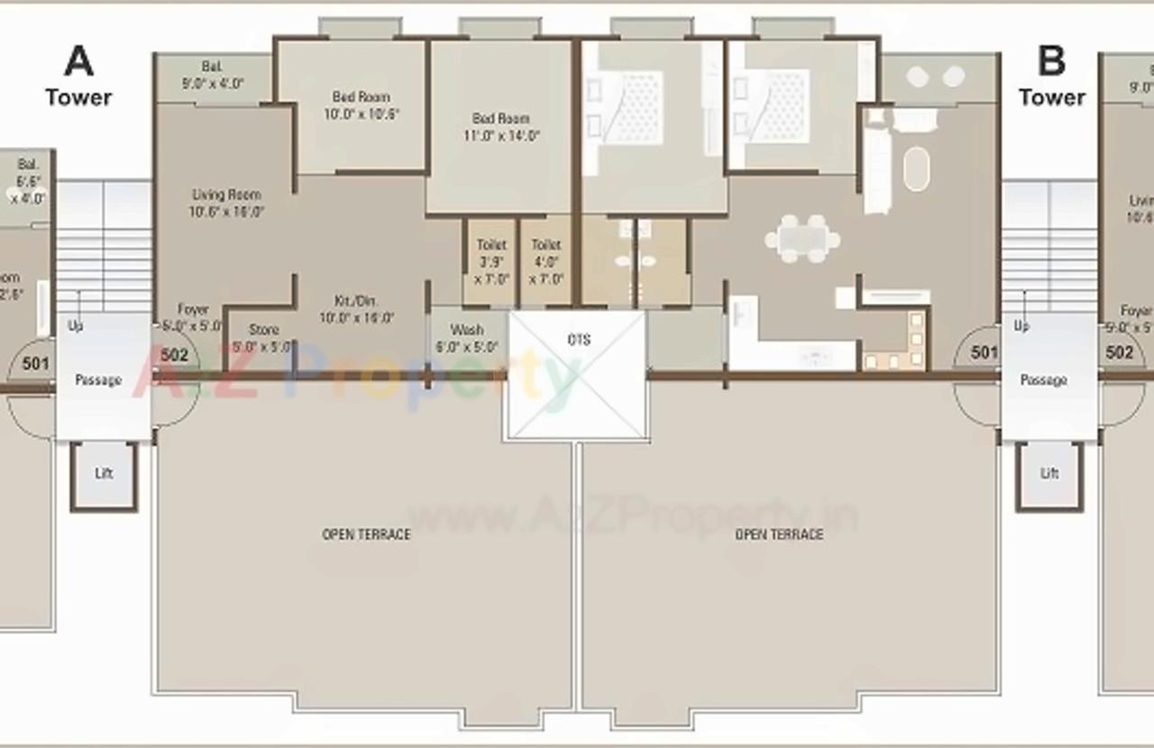 Layout of real estate project Vrund Villa located at Vadodara, Vadodara, Gujarat