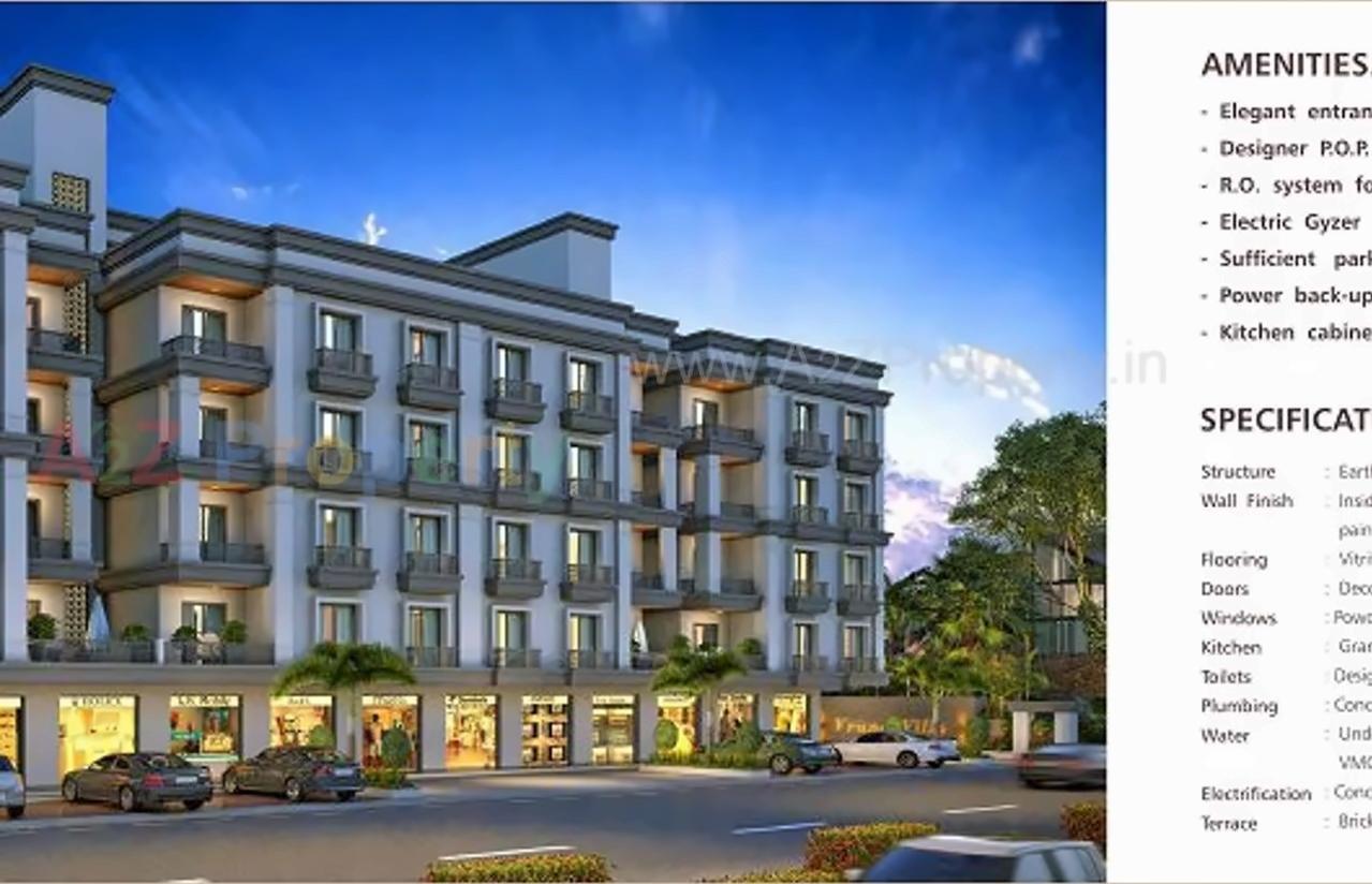 3D Elevation of real estate project Vrund Villa located at Vadodara, Vadodara, Gujarat