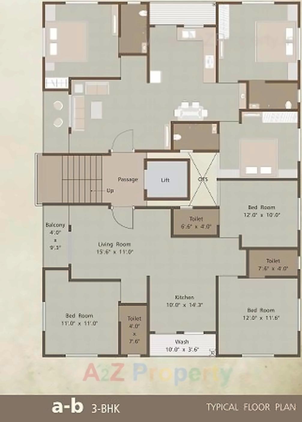 Layout of real estate project Vrundalay located at Vadodara, Vadodara, Gujarat