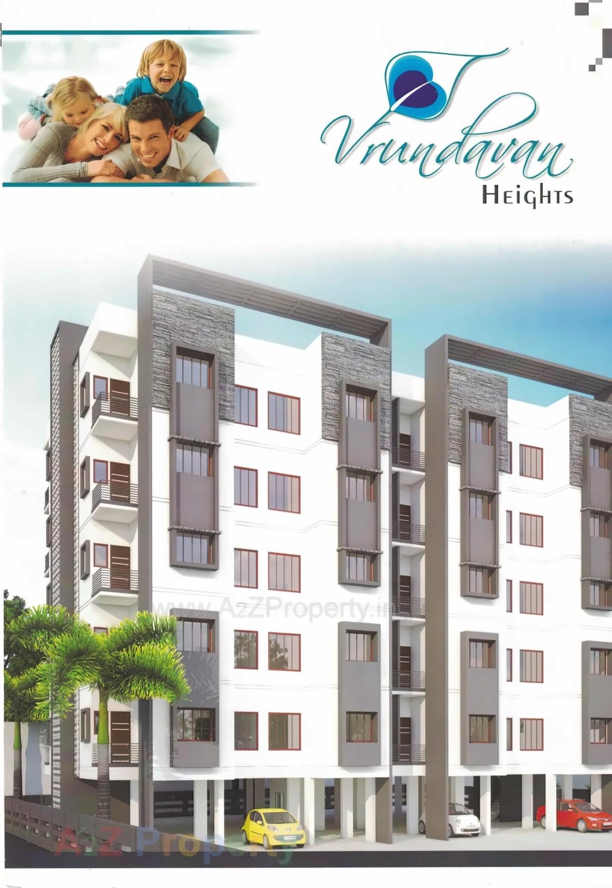 3D Elevation of real estate project Vrundavan Heights located at Nimeta, Vadodara, Gujarat