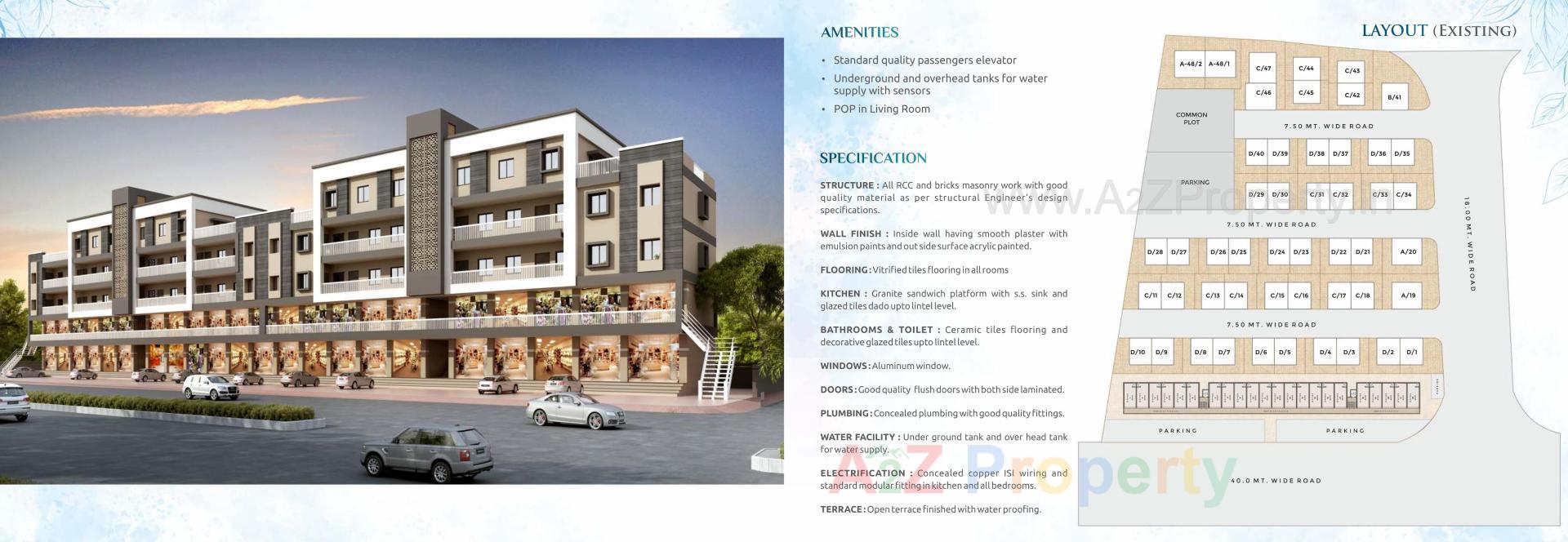  of real estate project Vrundavan Park located at Bapod, Vadodara, Gujarat