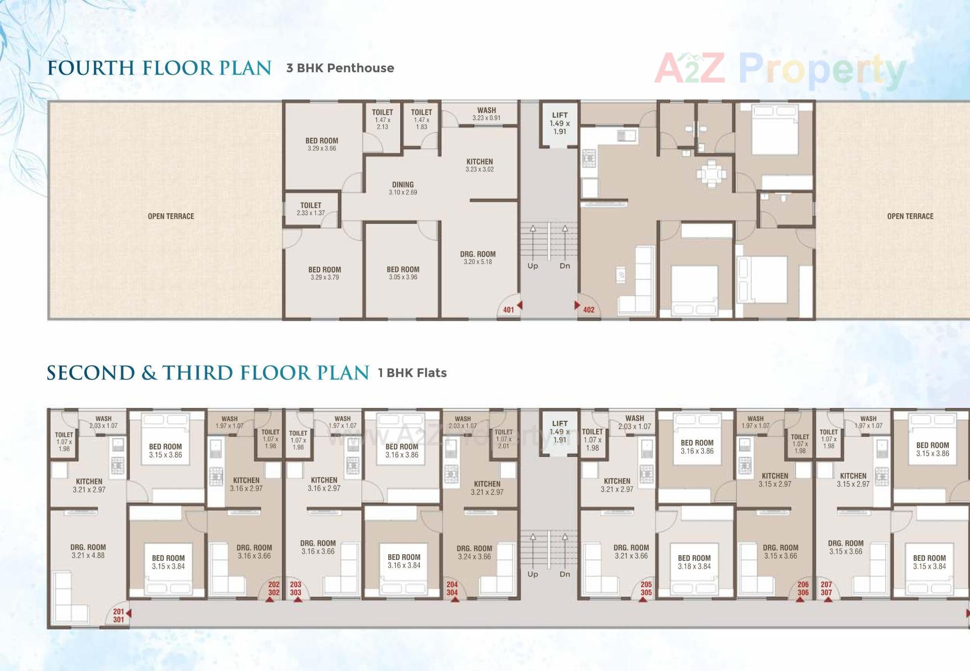 Layout of real estate project Vrundavan Park located at Bapod, Vadodara, Gujarat