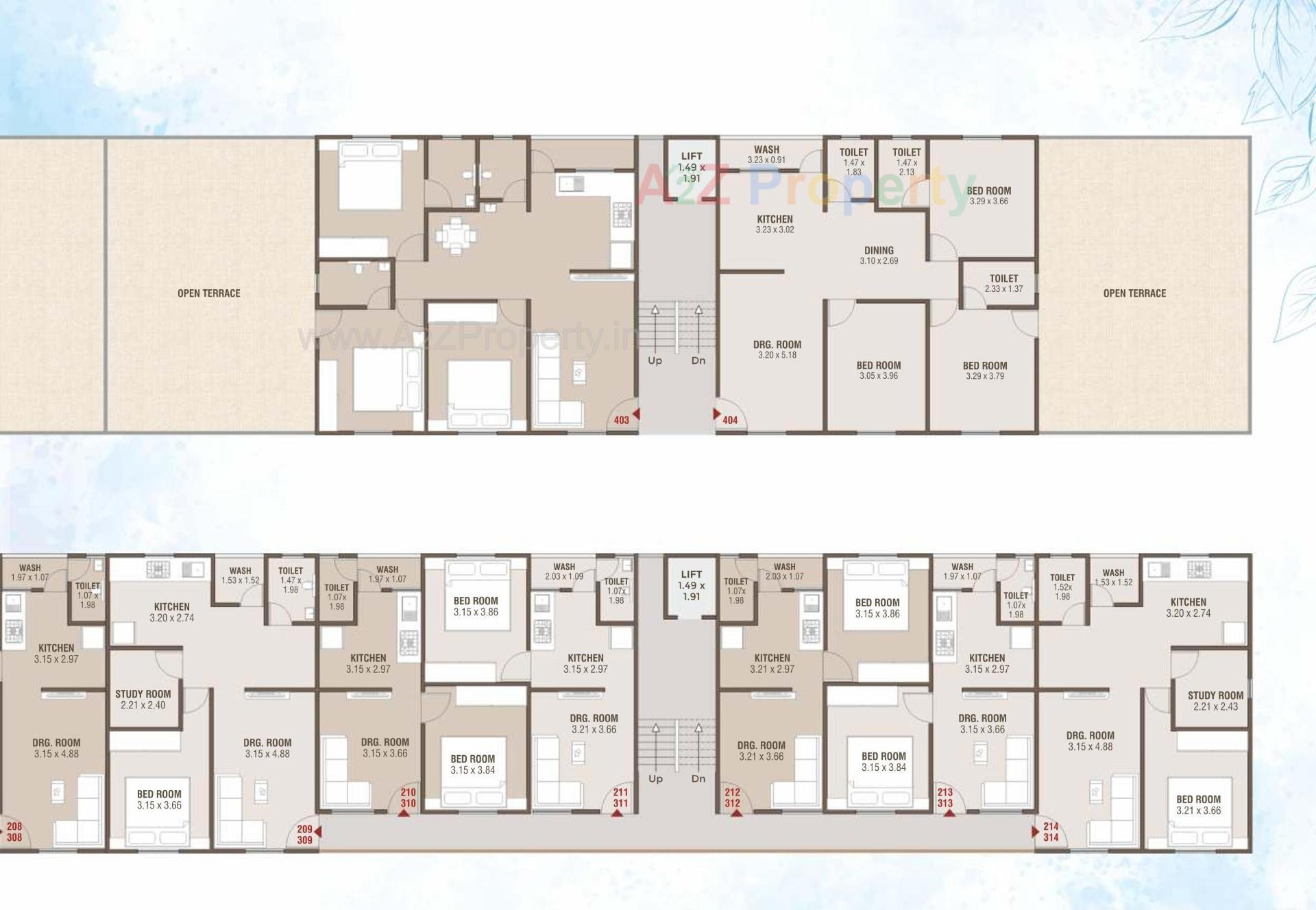 Layout of real estate project Vrundavan Park located at Bapod, Vadodara, Gujarat
