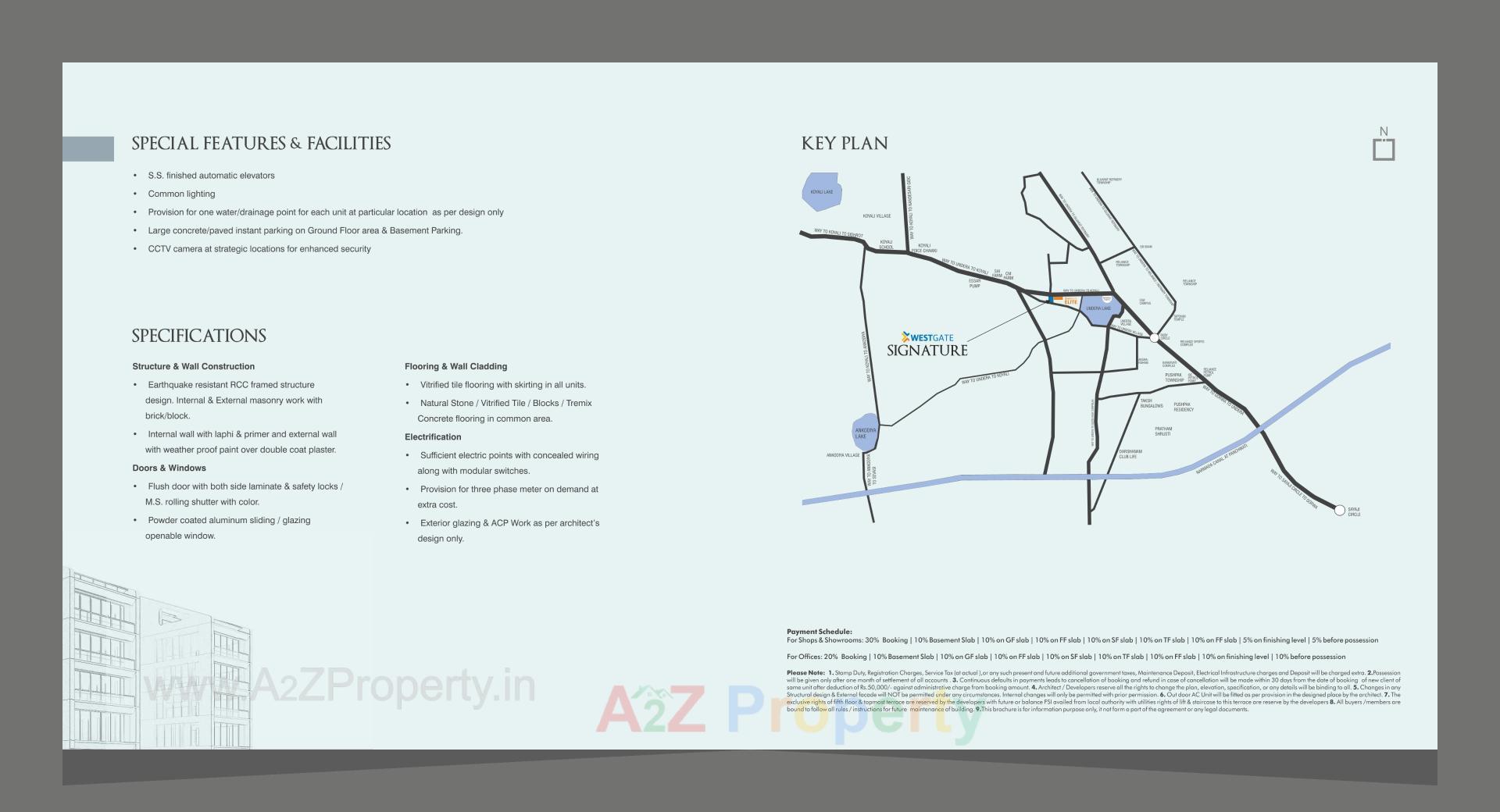  of real estate project Westgate Signature located at Undera, Vadodara, Gujarat