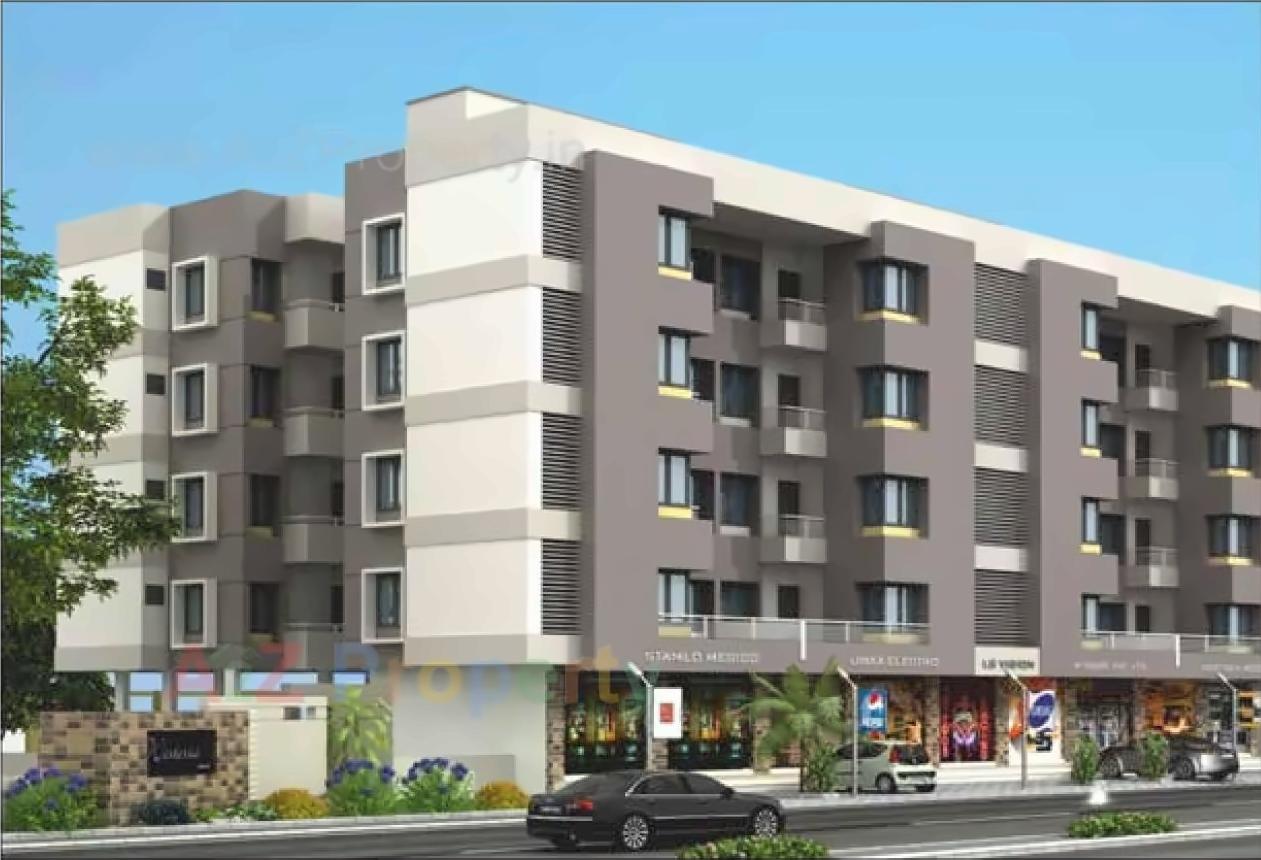 3D Elevation of real estate project Wisteria Heights located at Kapurai, Vadodara, Gujarat