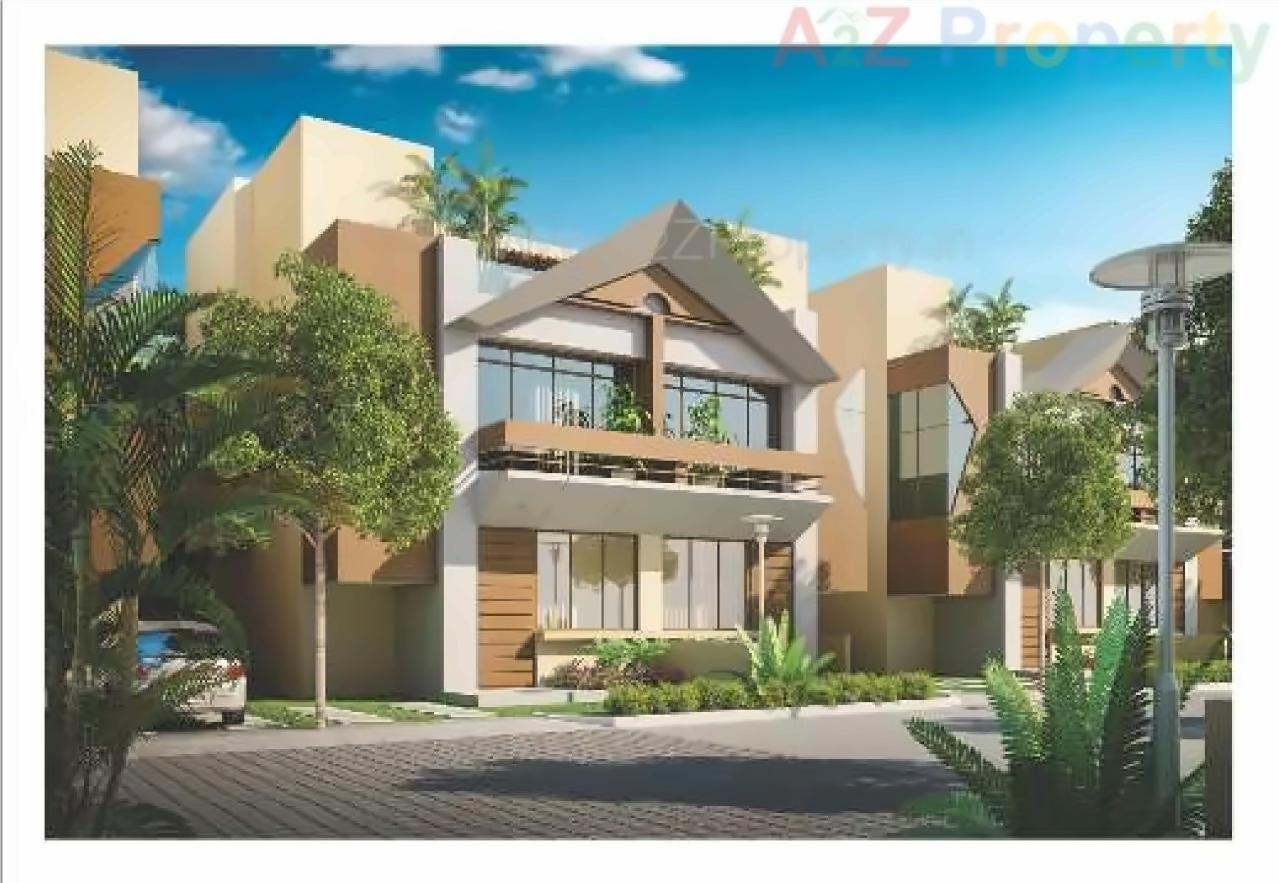 3D Elevation of real estate project Woodscape located at Bill, Vadodara, Gujarat