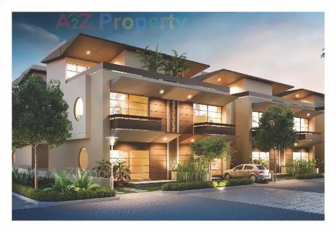 3D Elevation of real estate project Woodscape located at Bill, Vadodara, Gujarat