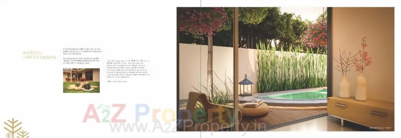 3D Elevation of real estate project Woodscape located at Bill, Vadodara, Gujarat