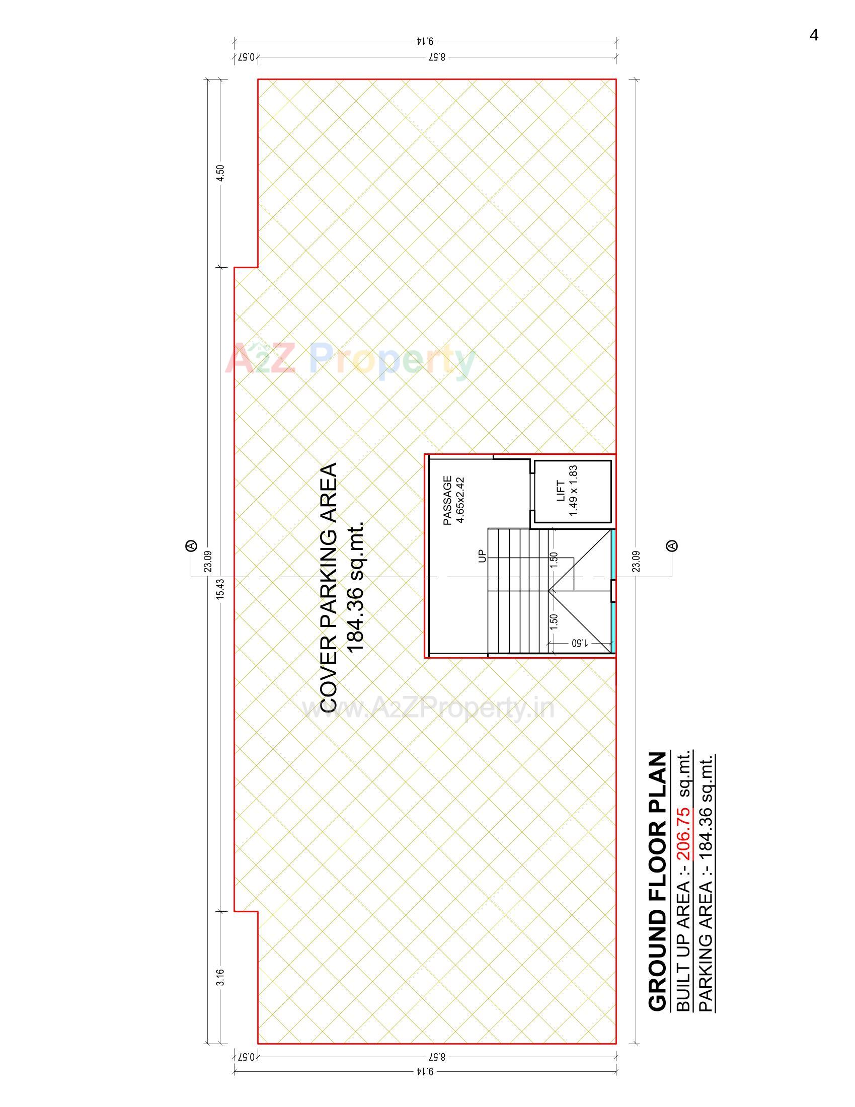  of real estate project Yajat Aura located at Gotri, Vadodara, Gujarat