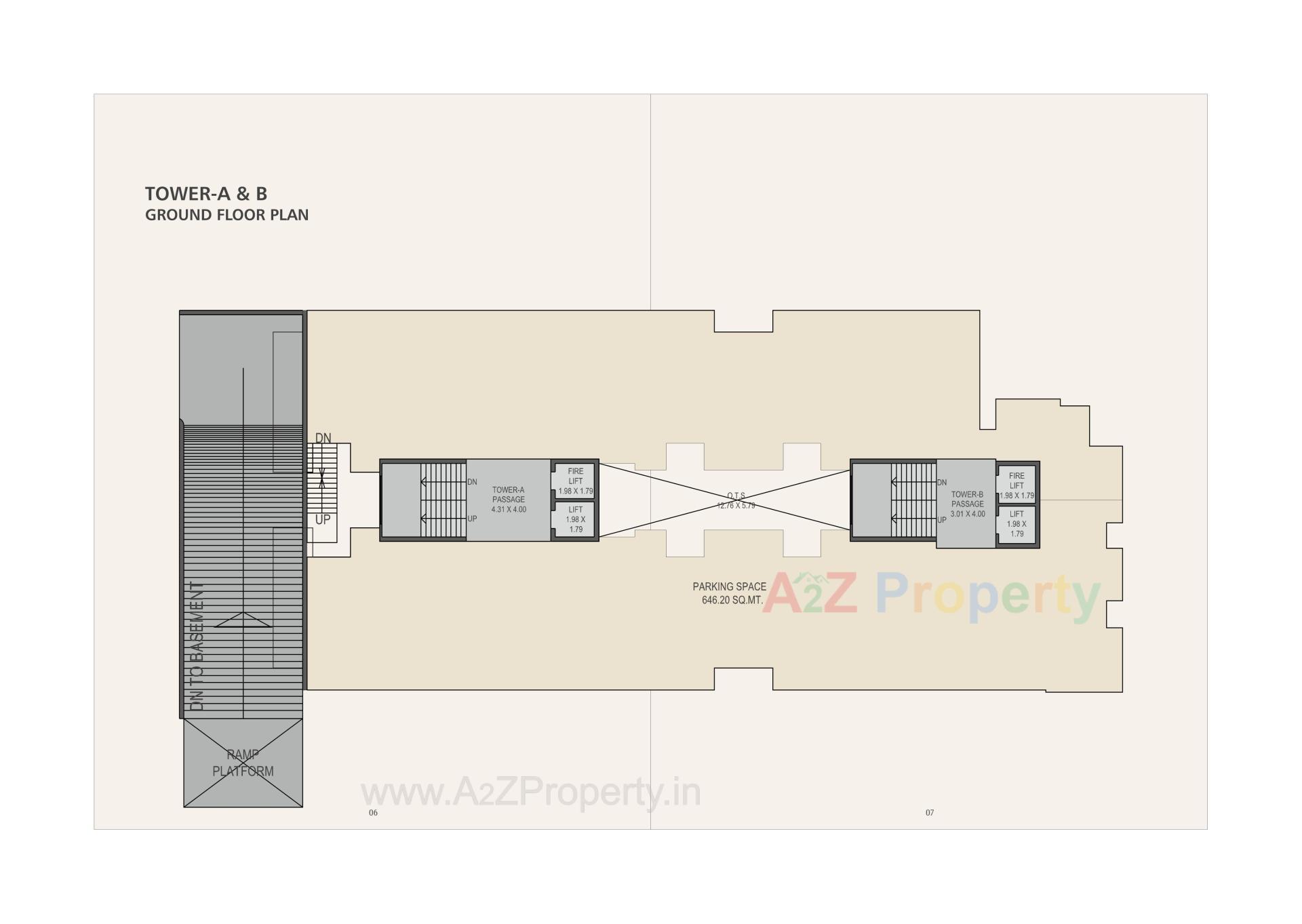 Layout of real estate project Yogi Edhas located at Jambuva, Vadodara, Gujarat