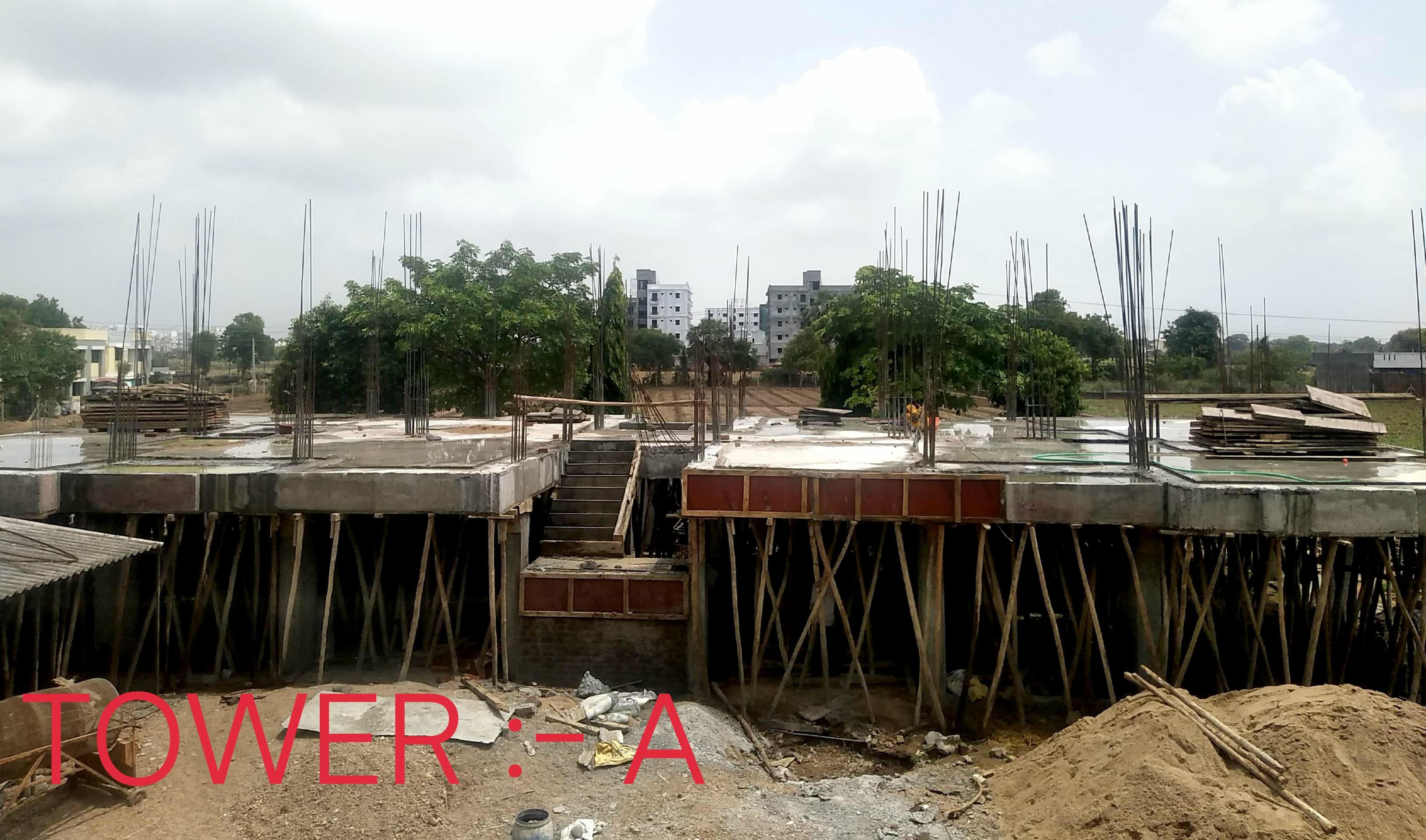 163129_const of real estate project Yogi Greens Residency   (tower A, H I) located at Channi, Vadodara, Gujarat