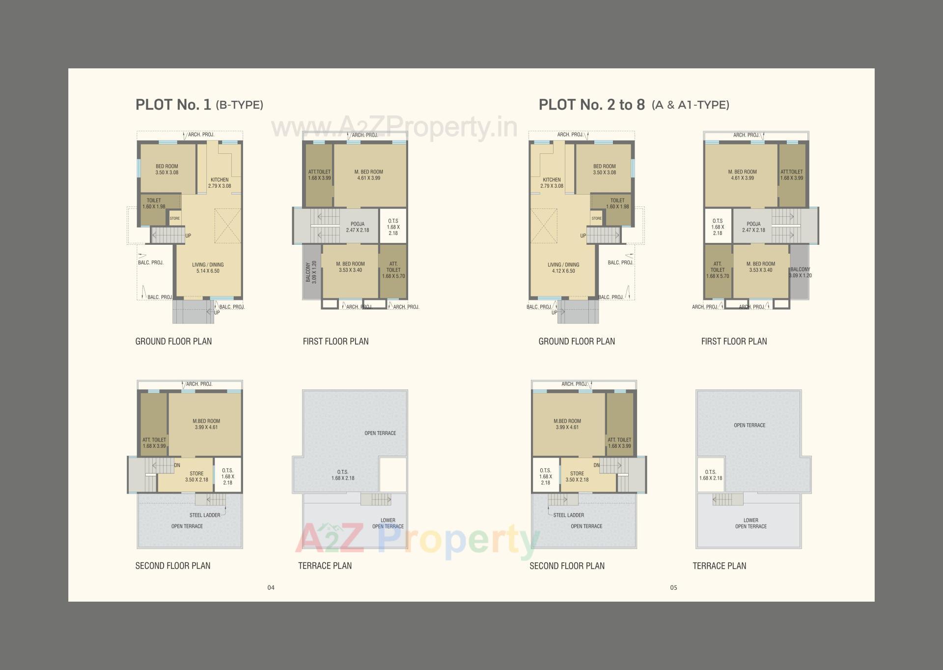 Layout of real estate project Yogi Hridyam Bungalows located at City, Vadodara, Gujarat