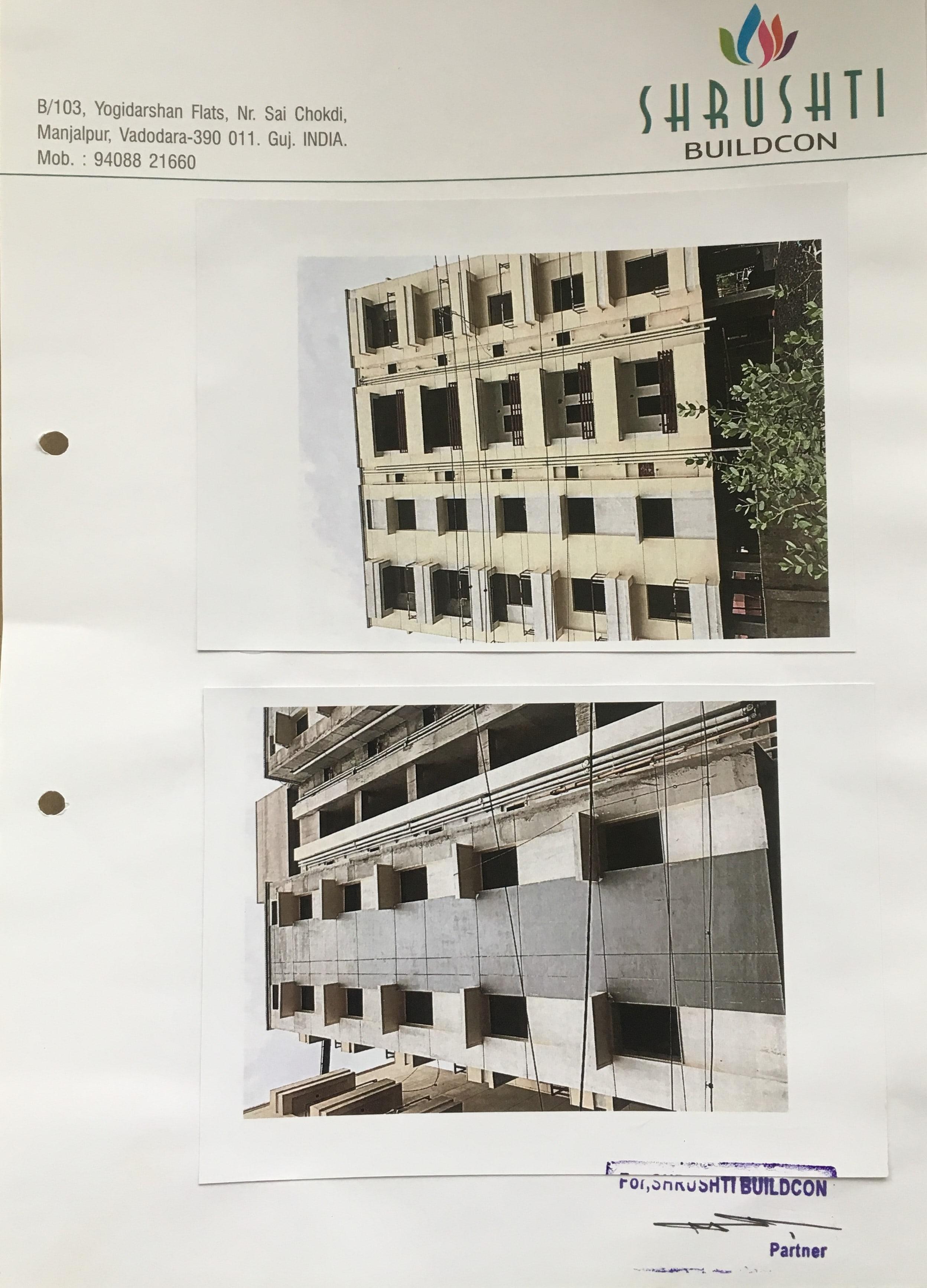 41062_const of real estate project Yogi Shrushti Heights located at Manjalpur, Vadodara, Gujarat