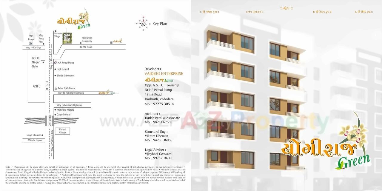  of real estate project Yogiraj Green located at Dasharath, Vadodara, Gujarat