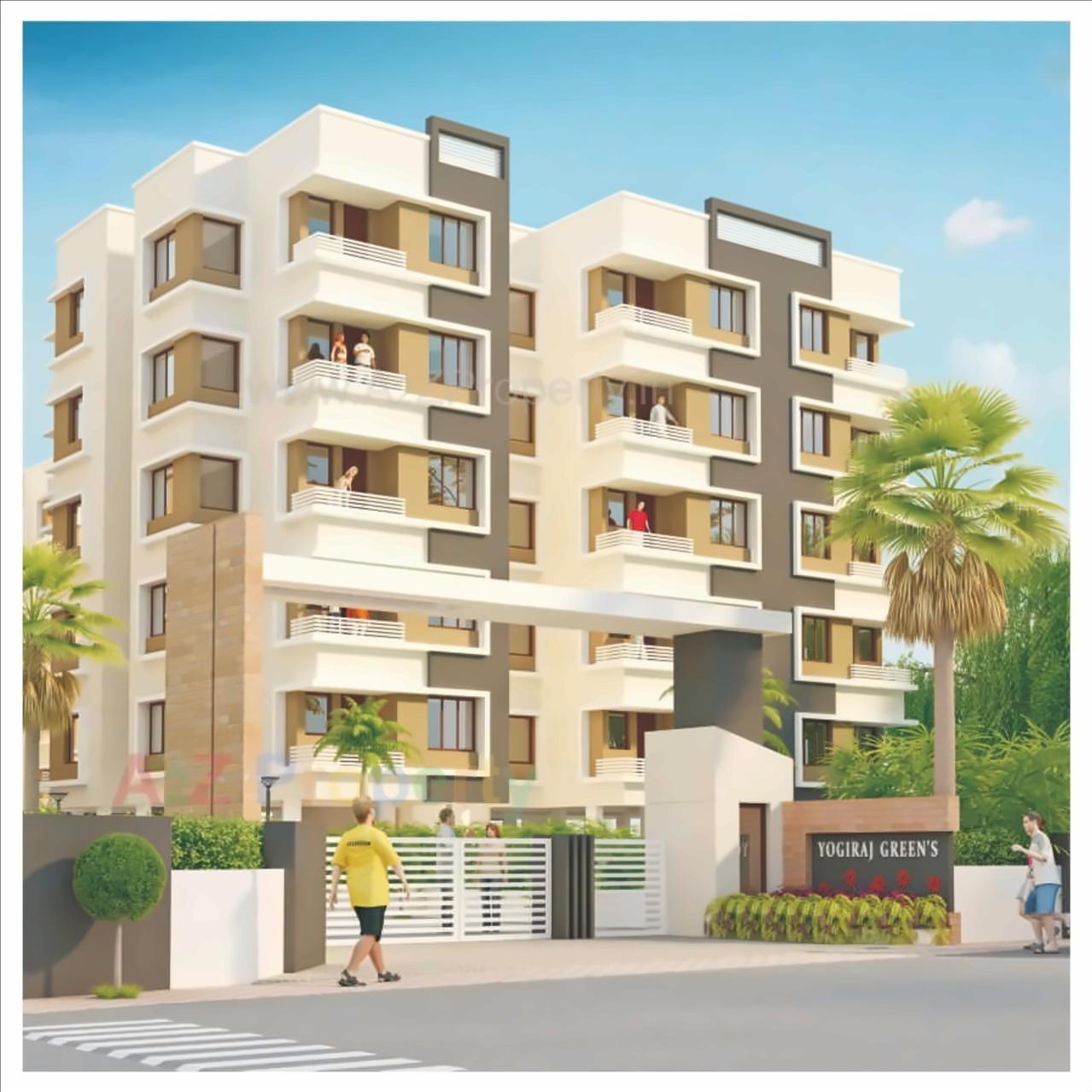 3D Elevation of real estate project Yogiraj Green located at Dasharath, Vadodara, Gujarat