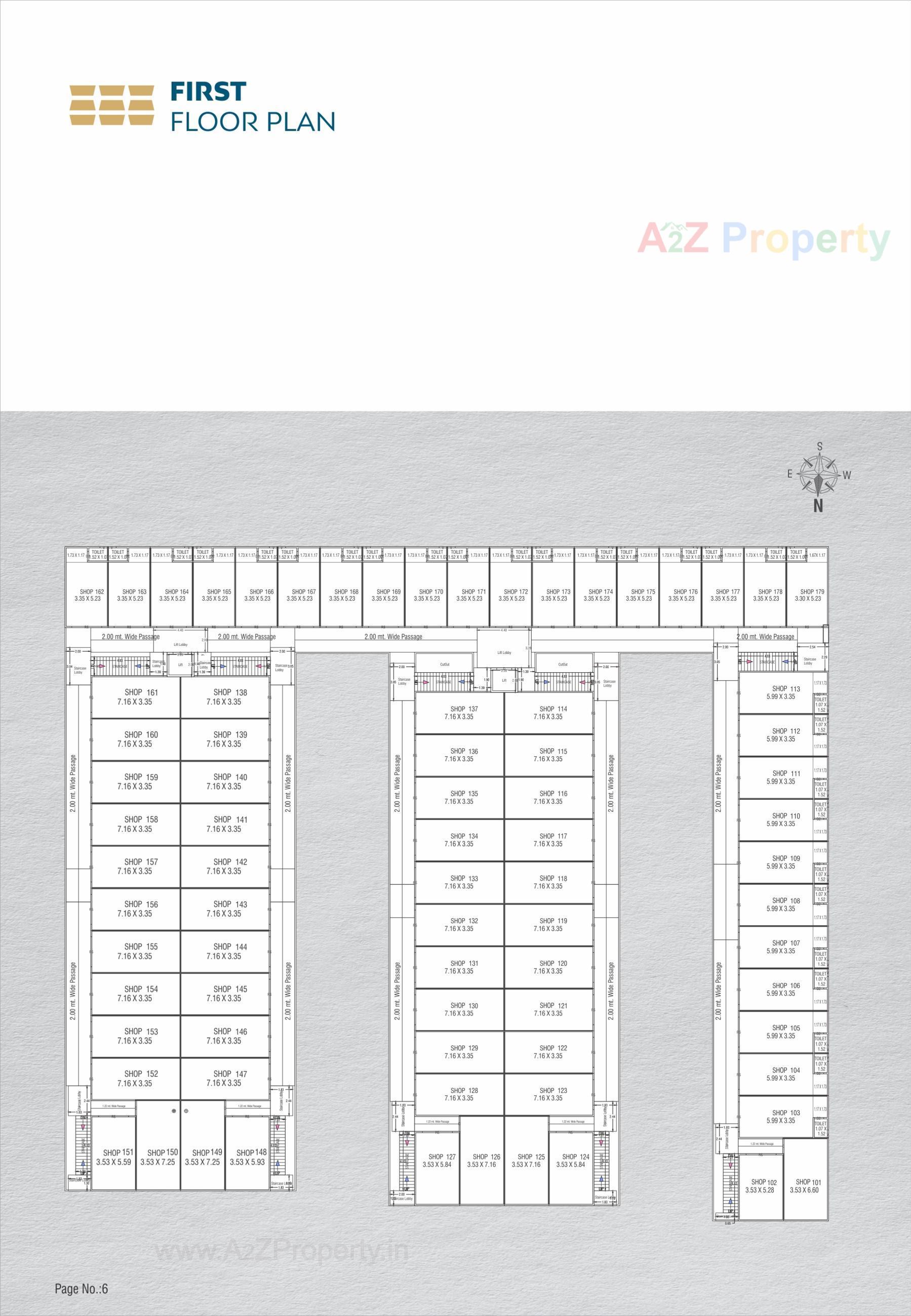 Layout of real estate project Yogiraj located at Karjan, Vadodara, Gujarat