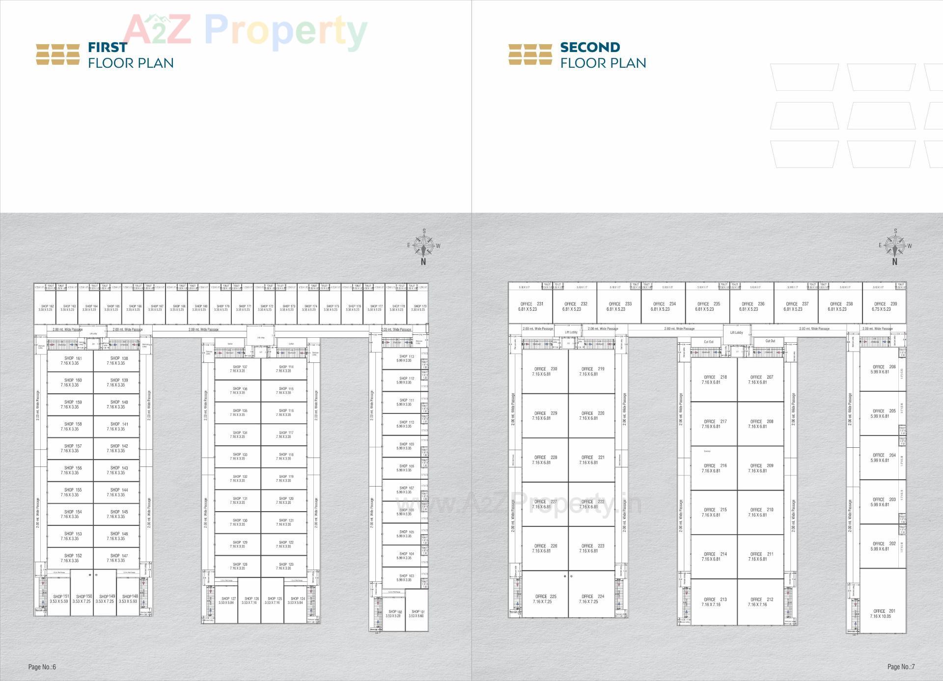 Layout of real estate project Yogiraj located at Karjan, Vadodara, Gujarat