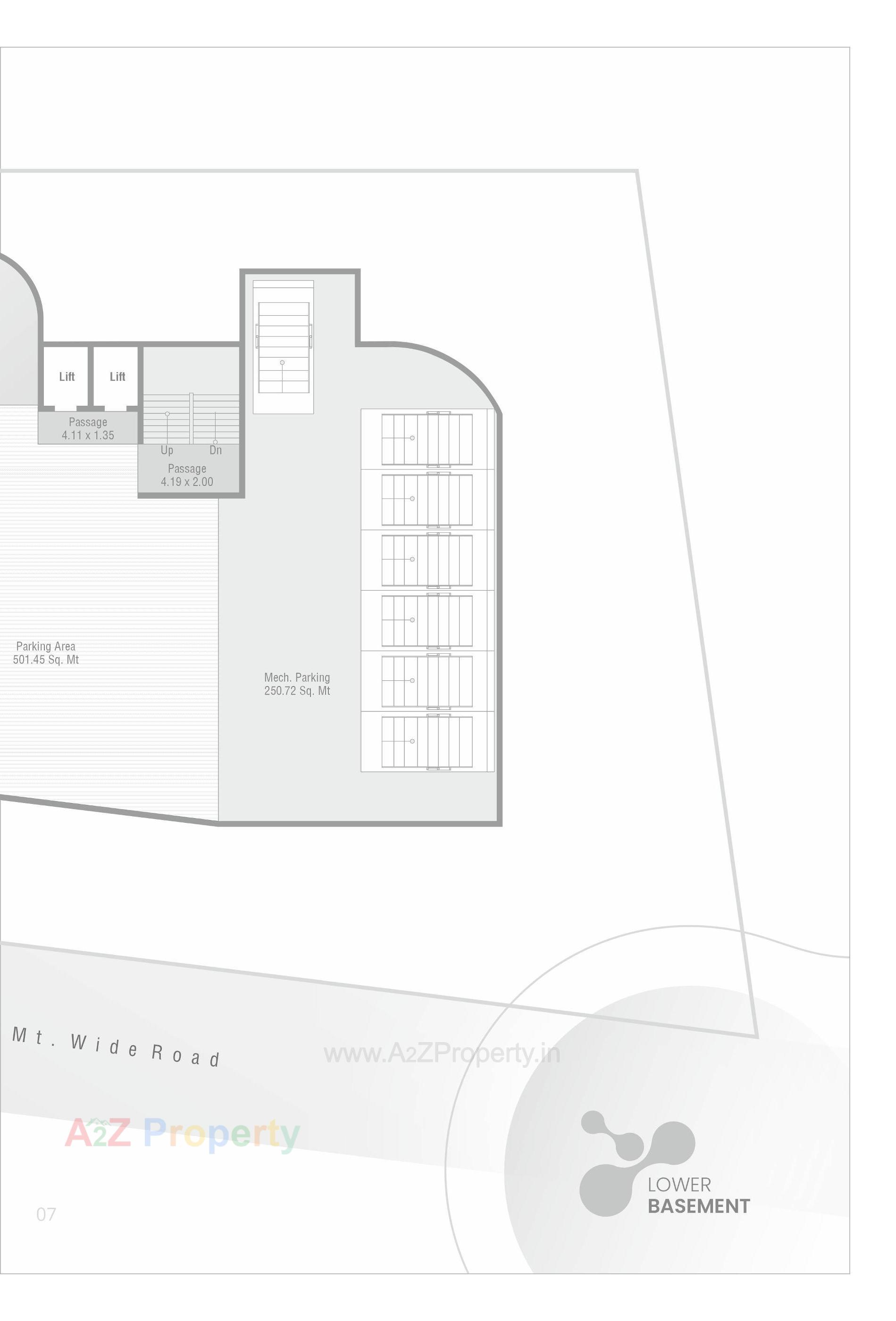 Layout of real estate project Zillion Fourteen located at Chhani, Vadodara, Gujarat