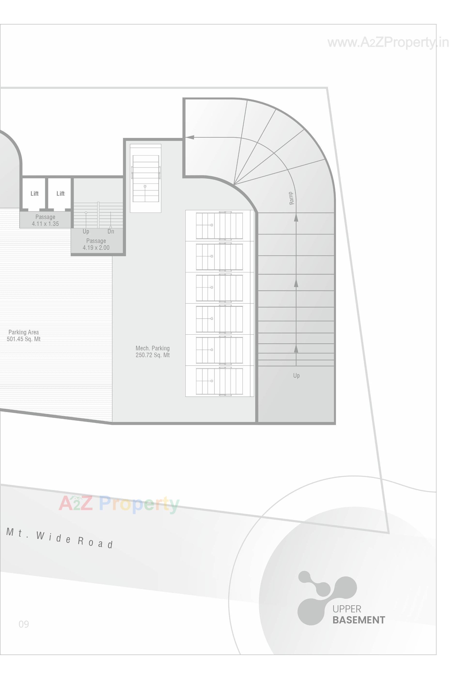Layout of real estate project Zillion Fourteen located at Chhani, Vadodara, Gujarat
