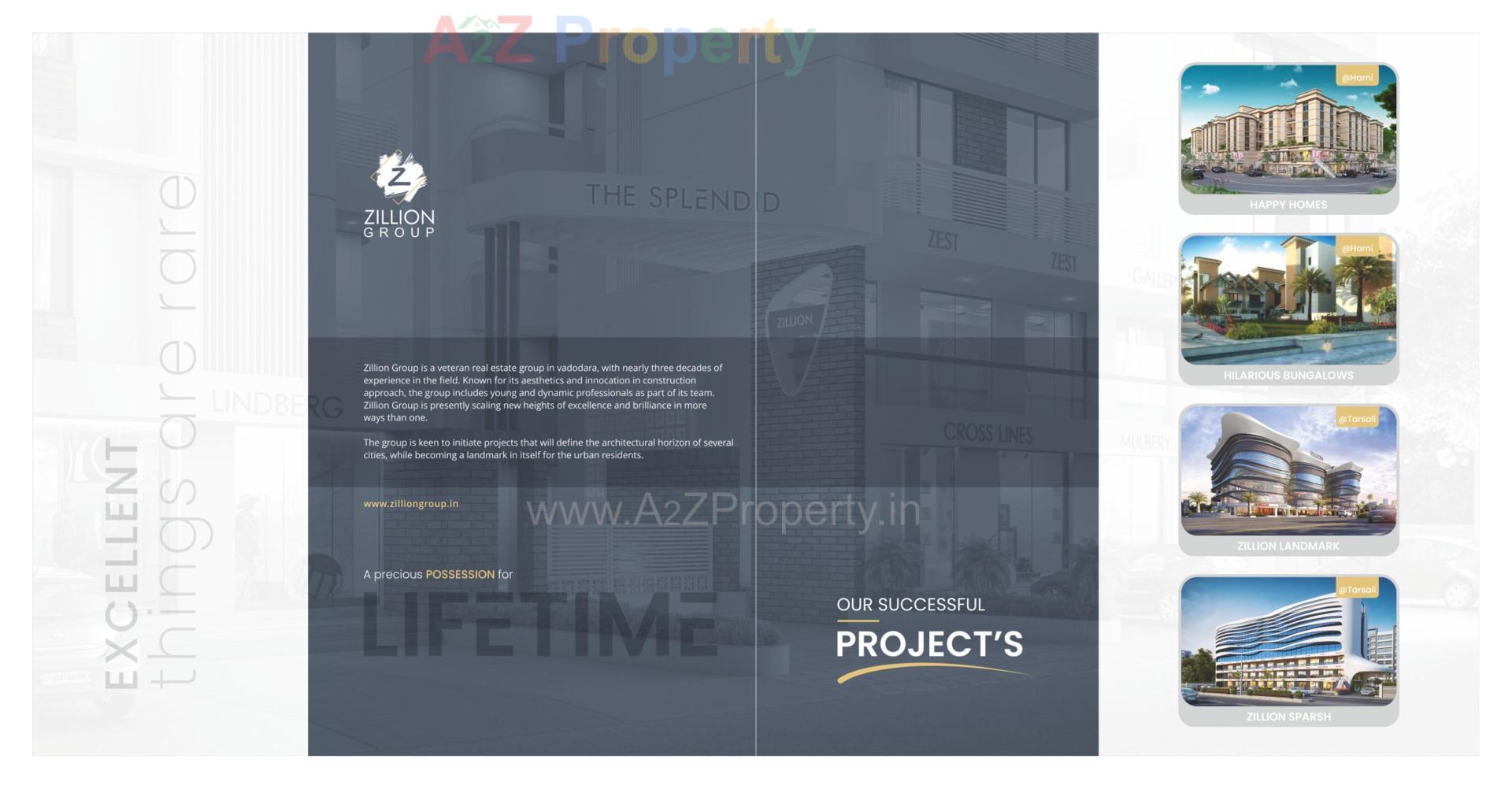  of real estate project Zillion The Splendid located at Bapod, Vadodara, Gujarat
