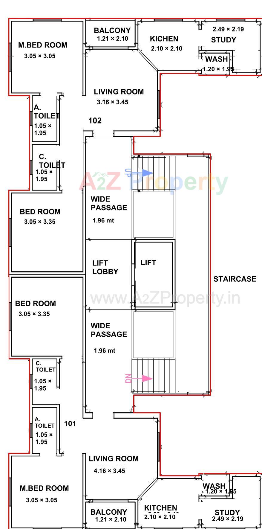 Layout of real estate project Zuwaina Heights located at Kasba, Vadodara, Gujarat
