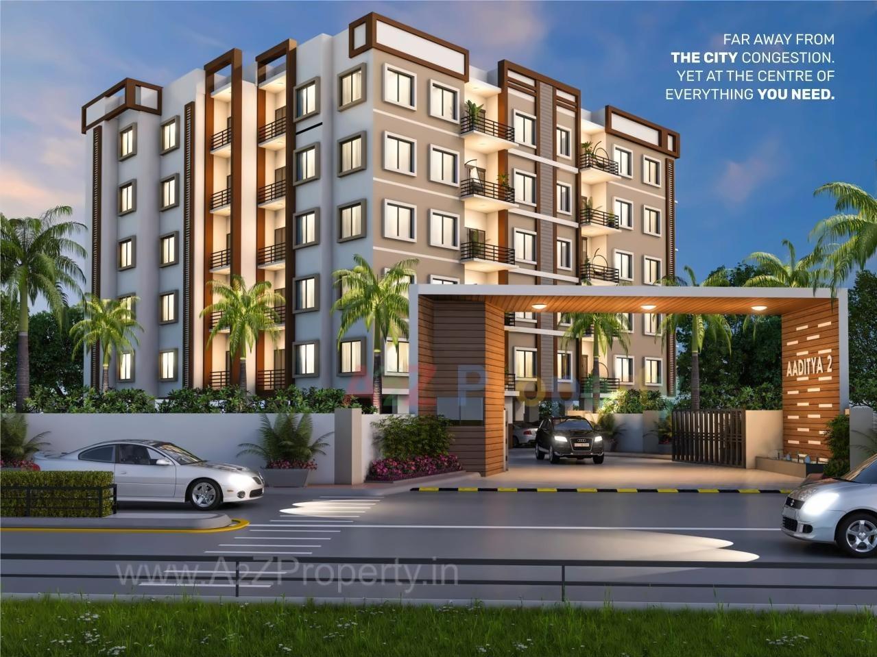 3D Elevation of real estate project Aaditya Avenue located at Valsad, Valsad, Gujarat