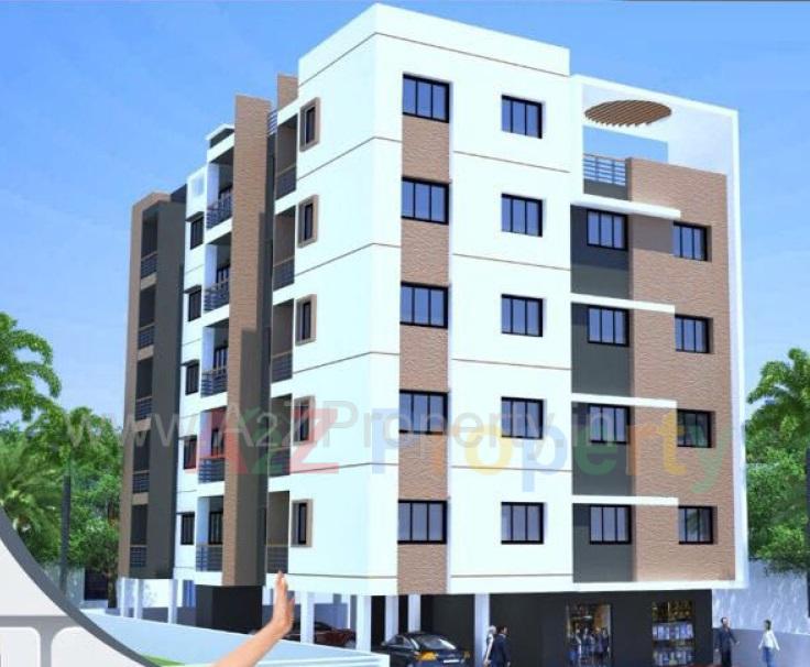 3D Elevation of real estate project Aaditya Avenue located at Chala, Valsad, Gujarat