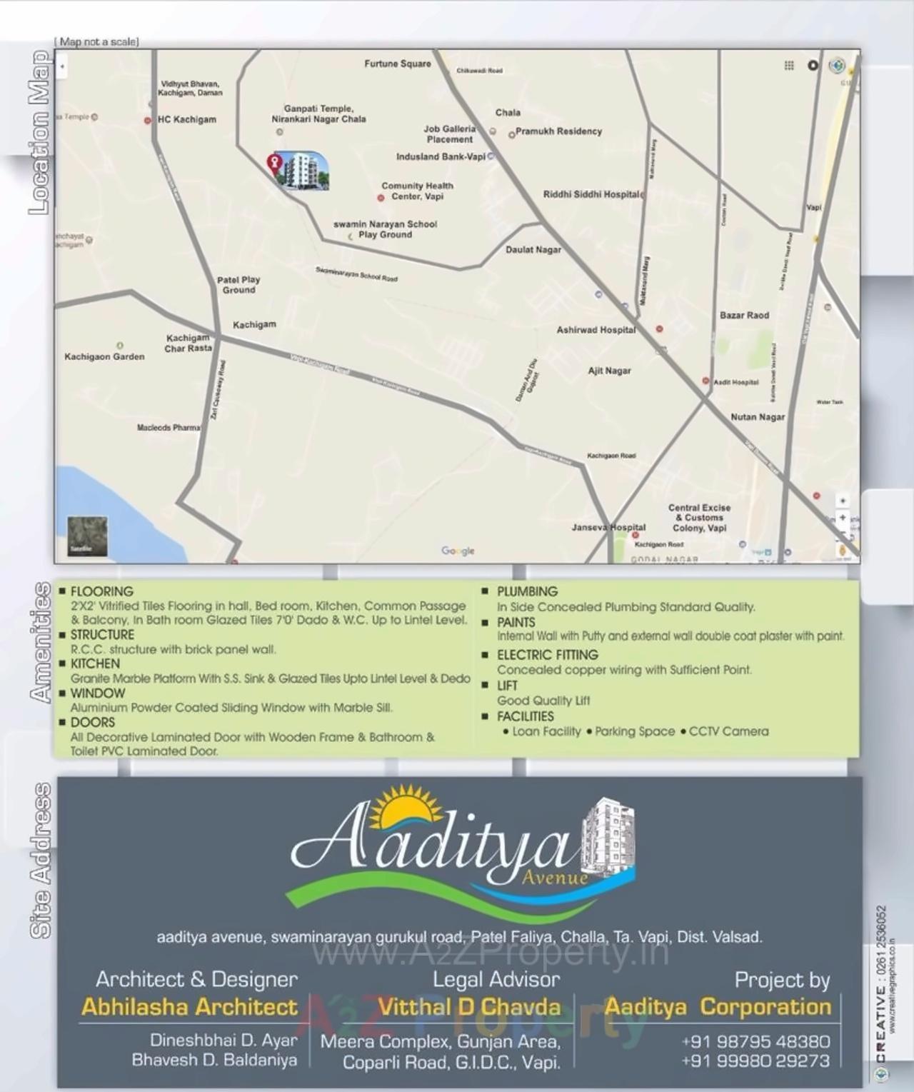  of real estate project Aaditya Avenue located at Chala, Valsad, Gujarat