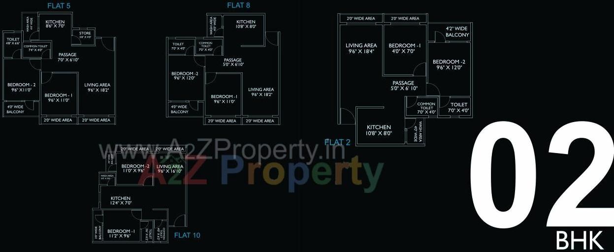 Layout of real estate project Aalap Heights located at Valsad, Valsad, Gujarat