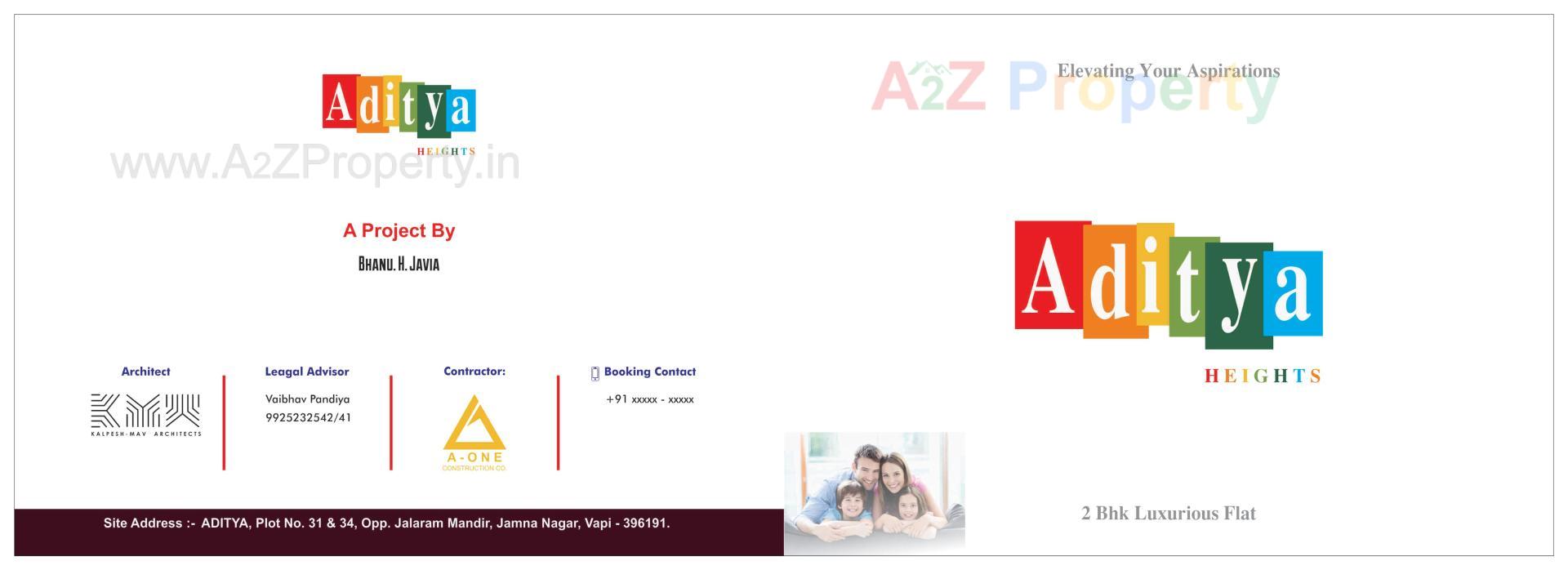  of real estate project Aditya Heights located at Vapi, Valsad, Gujarat