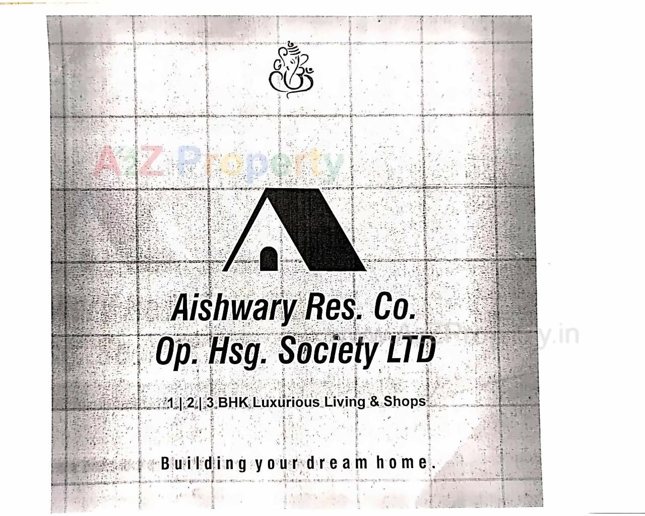 Layout of real estate project Aishwary Residency Co Op Housing Society Limited located at Valsad, Valsad, Gujarat