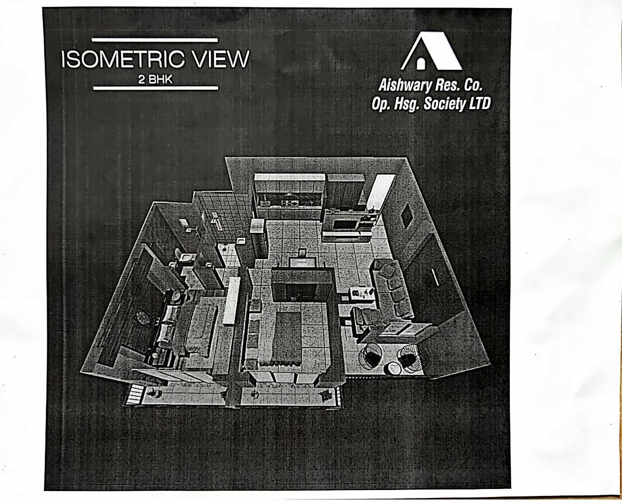 Layout of real estate project Aishwary Residency Co Op Housing Society Limited located at Valsad, Valsad, Gujarat