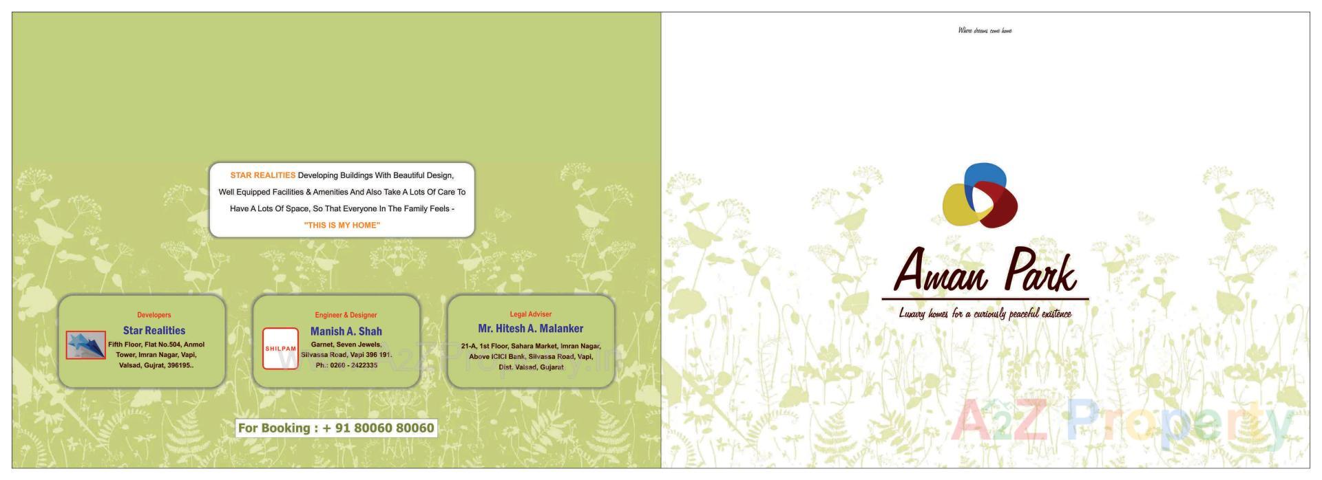  of real estate project Aman Park located at Vapi, Valsad, Gujarat