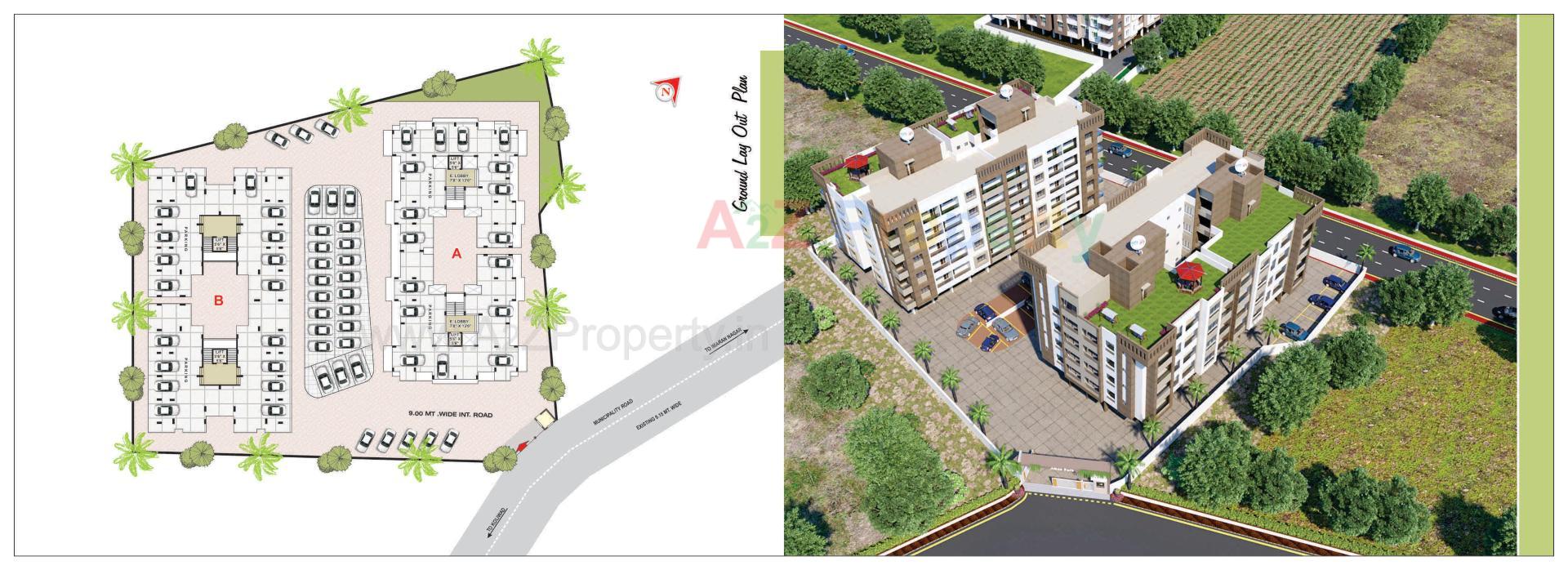  of real estate project Aman Park located at Vapi, Valsad, Gujarat