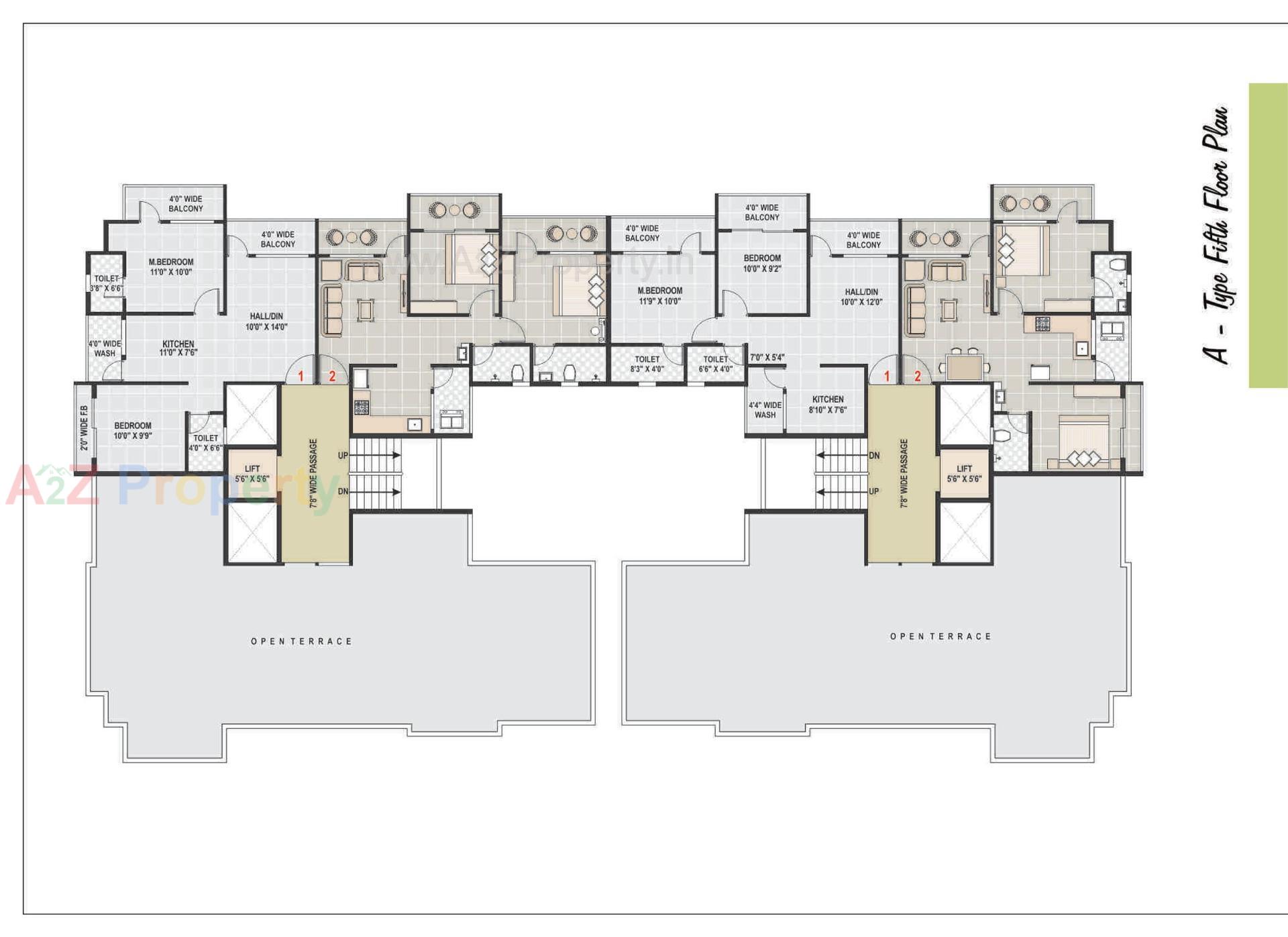 Layout of real estate project Aman Park located at Vapi, Valsad, Gujarat