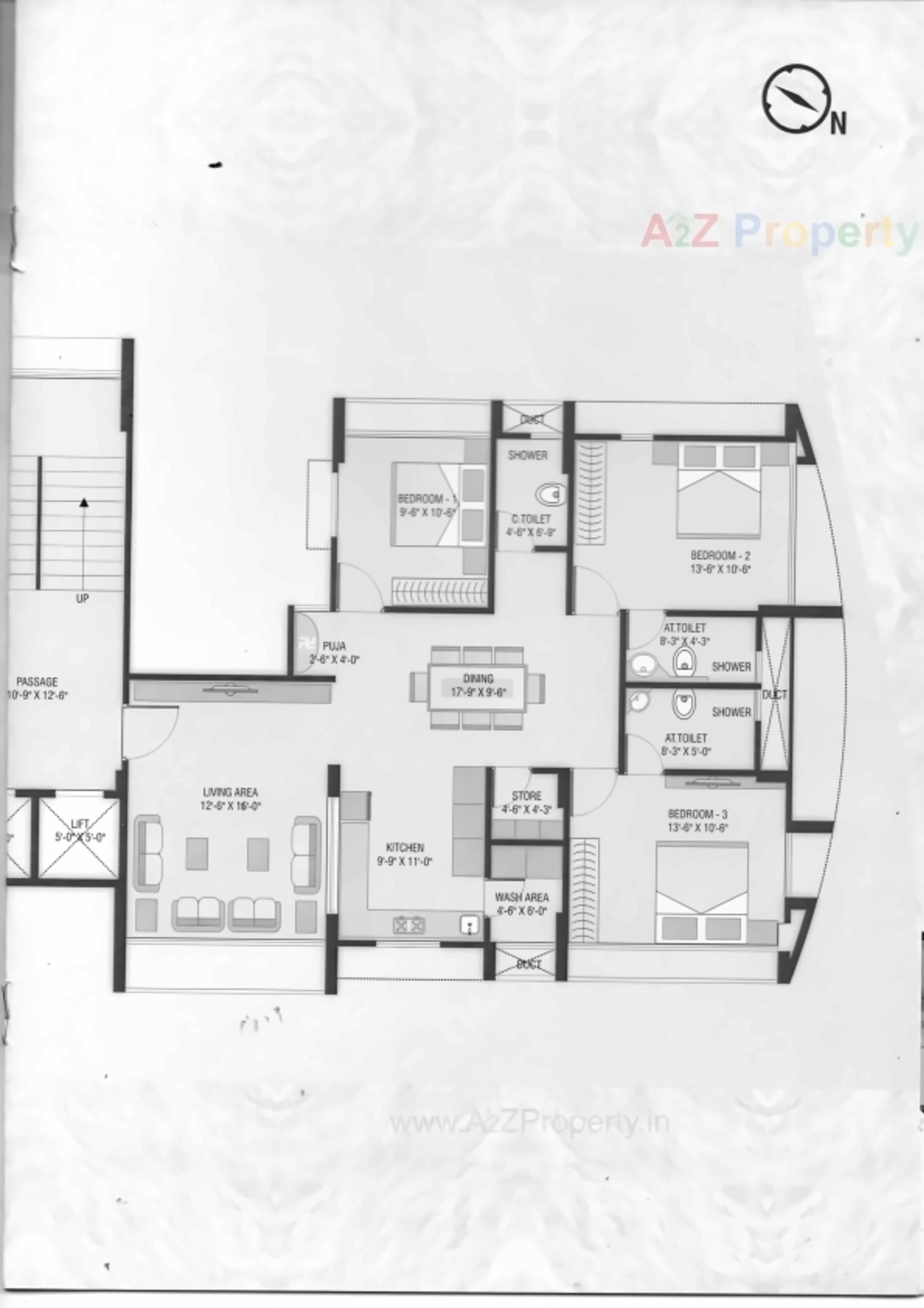 Layout of real estate project Anjanshalaka Residency located at Valsad, Valsad, Gujarat