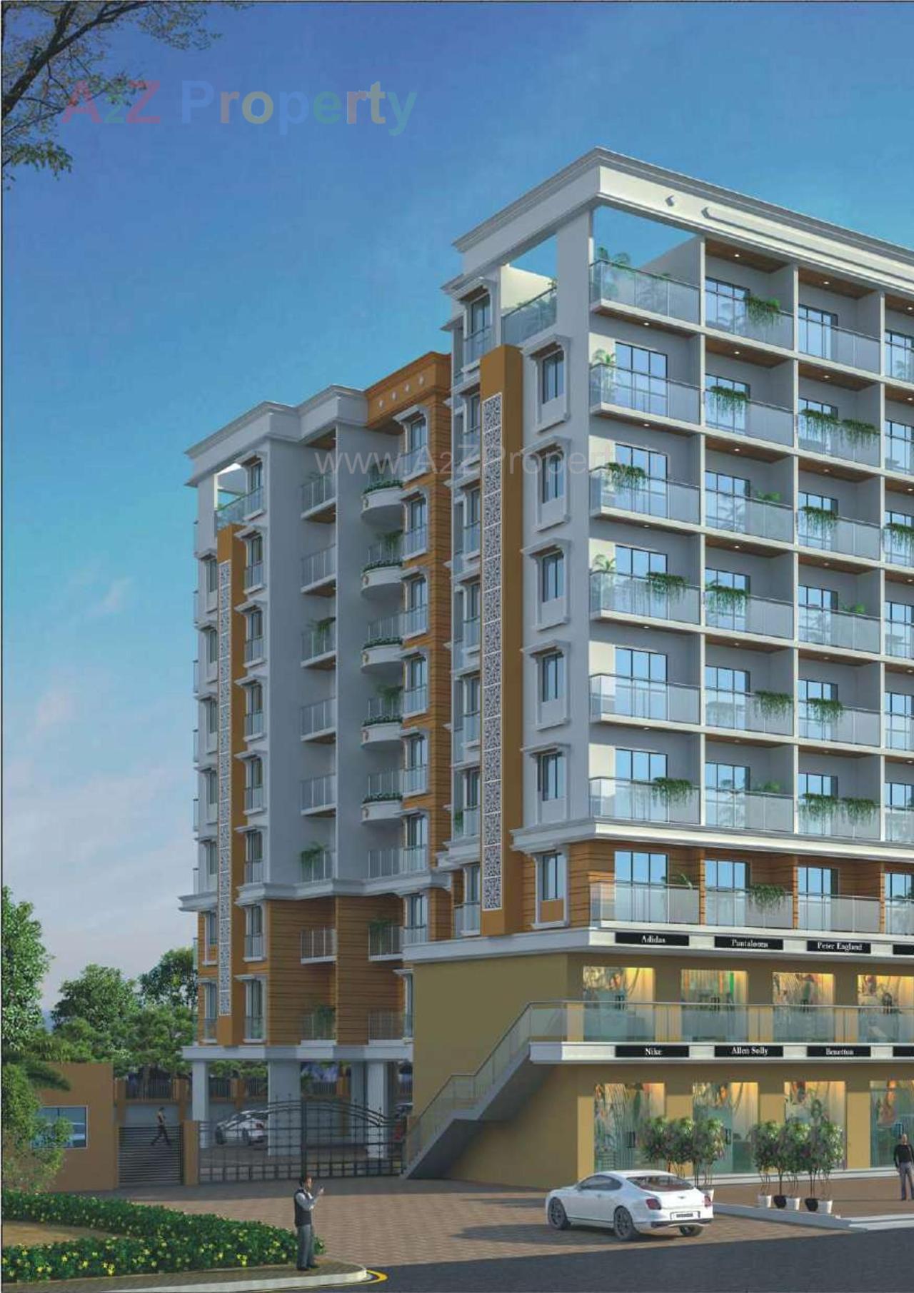 3D Elevation of real estate project Apex Lake View located at Umargam, Valsad, Gujarat