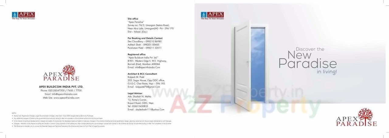  of real estate project Apex Paradise located at Umargam, Valsad, Gujarat