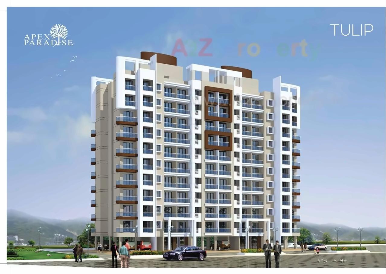 3D Elevation of real estate project Apex Paradise located at Umargam, Valsad, Gujarat