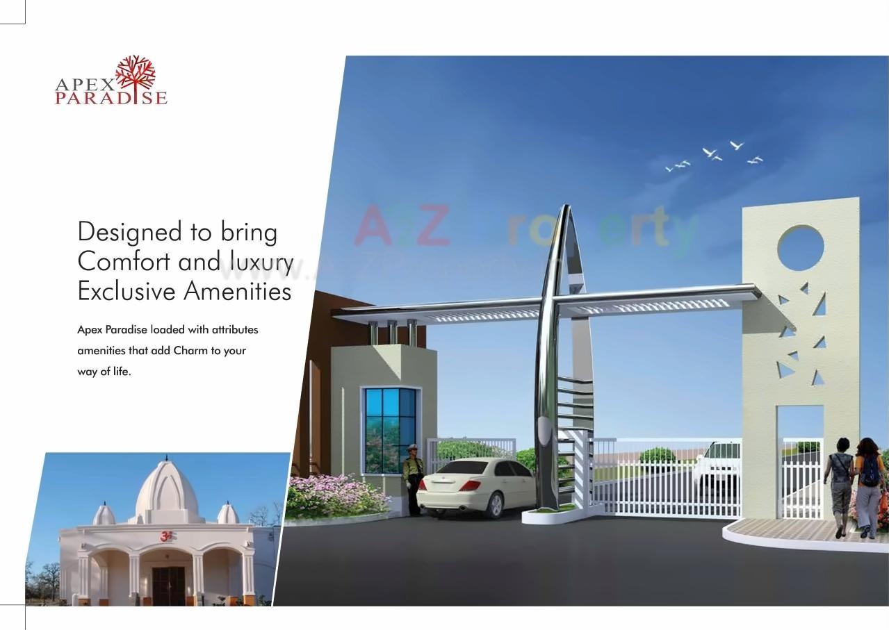 3D Elevation of real estate project Apex Paradise located at Umargam, Valsad, Gujarat